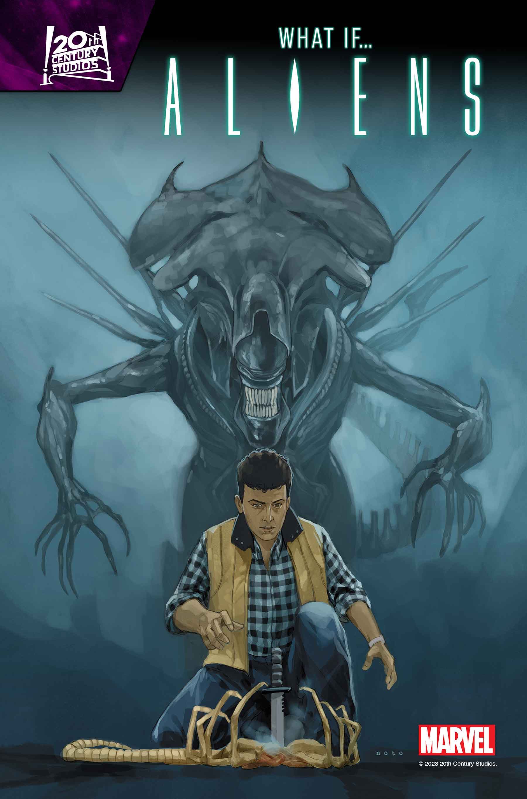 ALIENS: WHAT IF...? #1 cover by Phil Noto