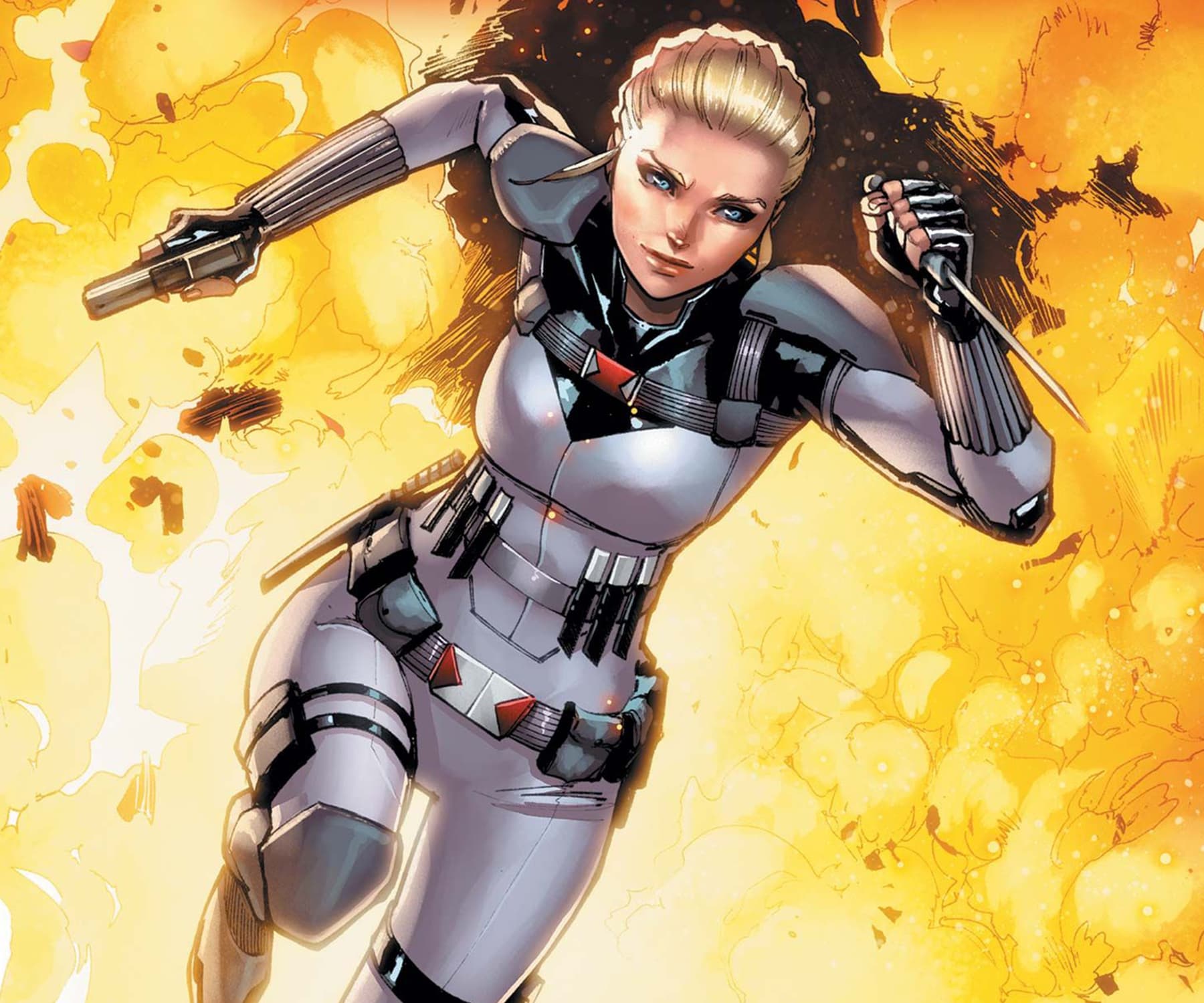 WHITE WIDOW (2023) #4 cover by David Marquez and Rachelle Rosenberg