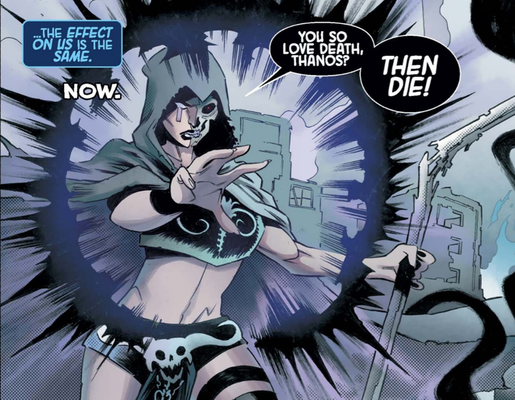 THANOS (2023) #4 art by Luca Pizzari, German Peralta, and Ruth Ramond