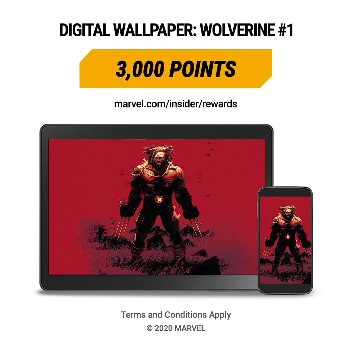 Marvel Insider WOLVERINE (2020) #1 Digital Wallpaper