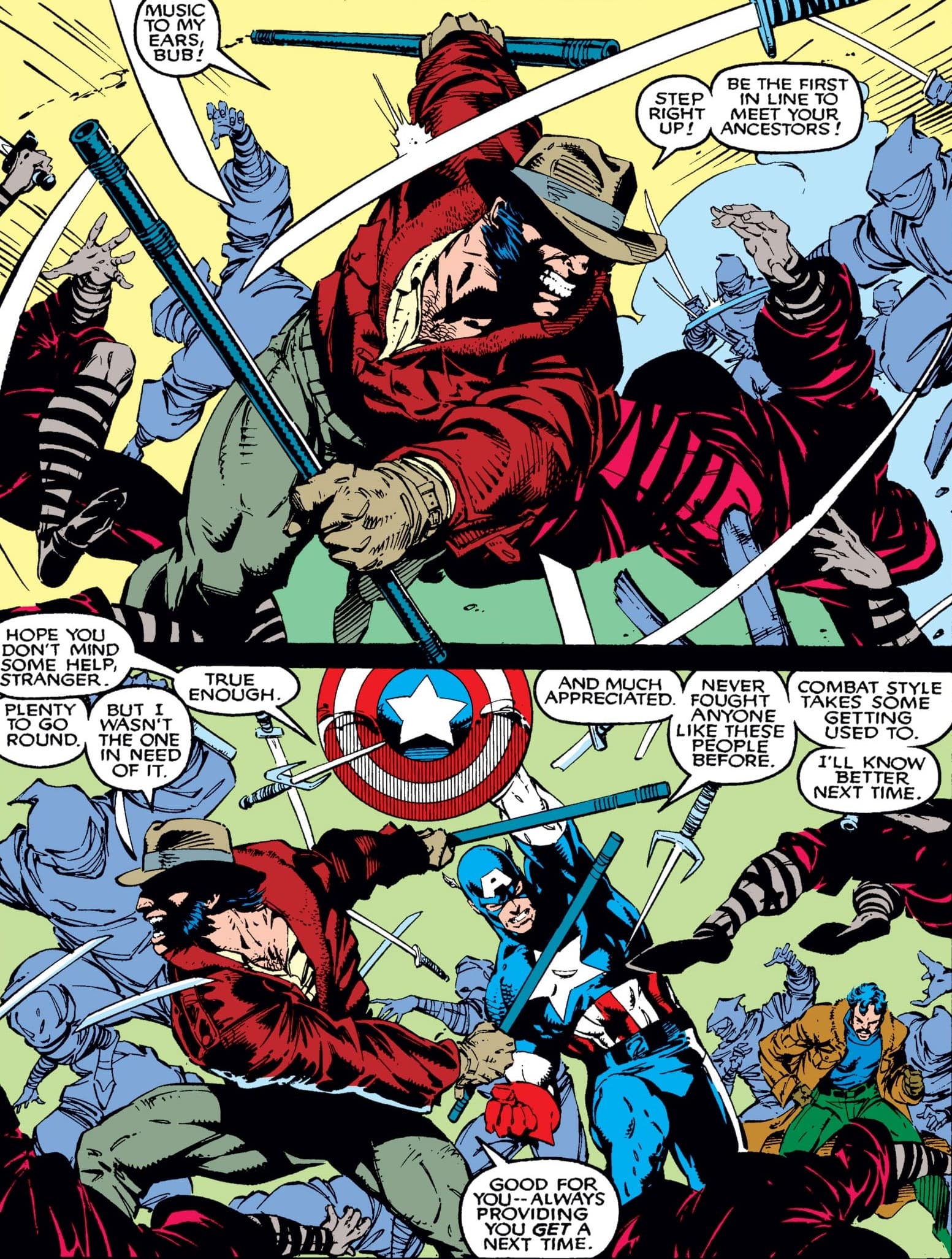 UNCANNY X-MEN #268 Wolverine Captain America Team-Up