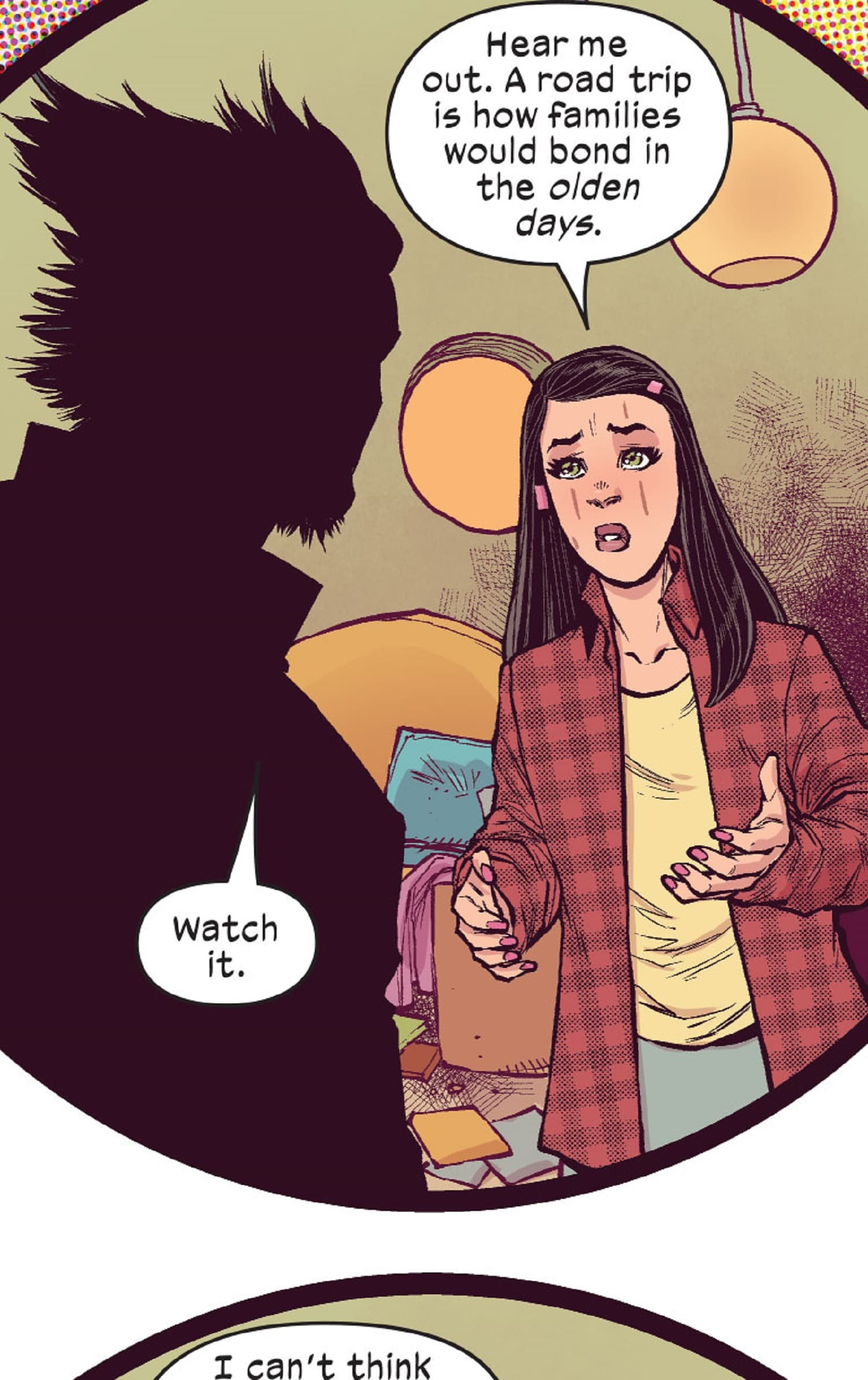 Preview panels from MARVEL’S VOICES: THE FAMILY SNIKT INFINITY COMIC #27.