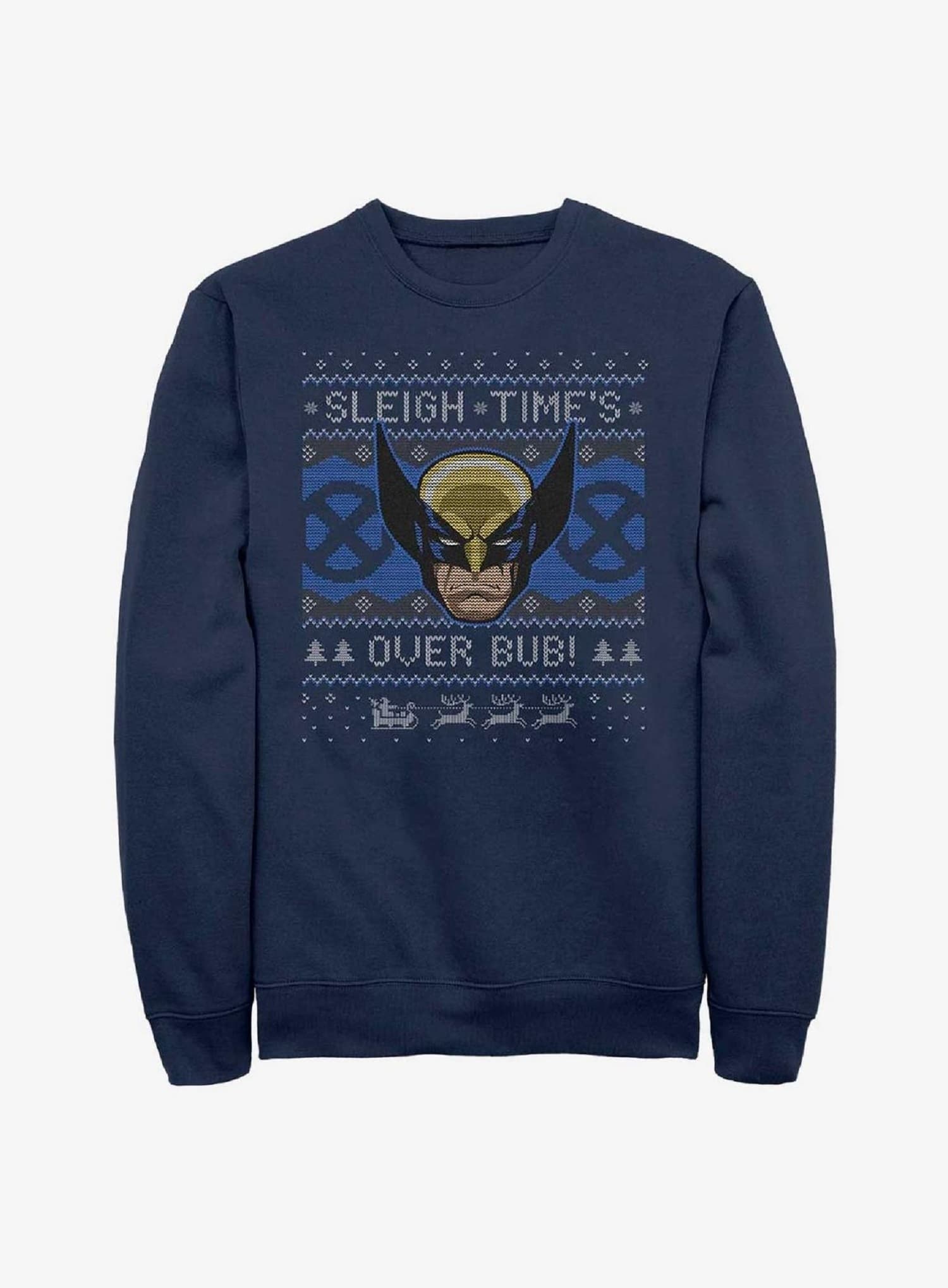 WOLVERINE UGLY CHRISTMAS SWEATSHIRT