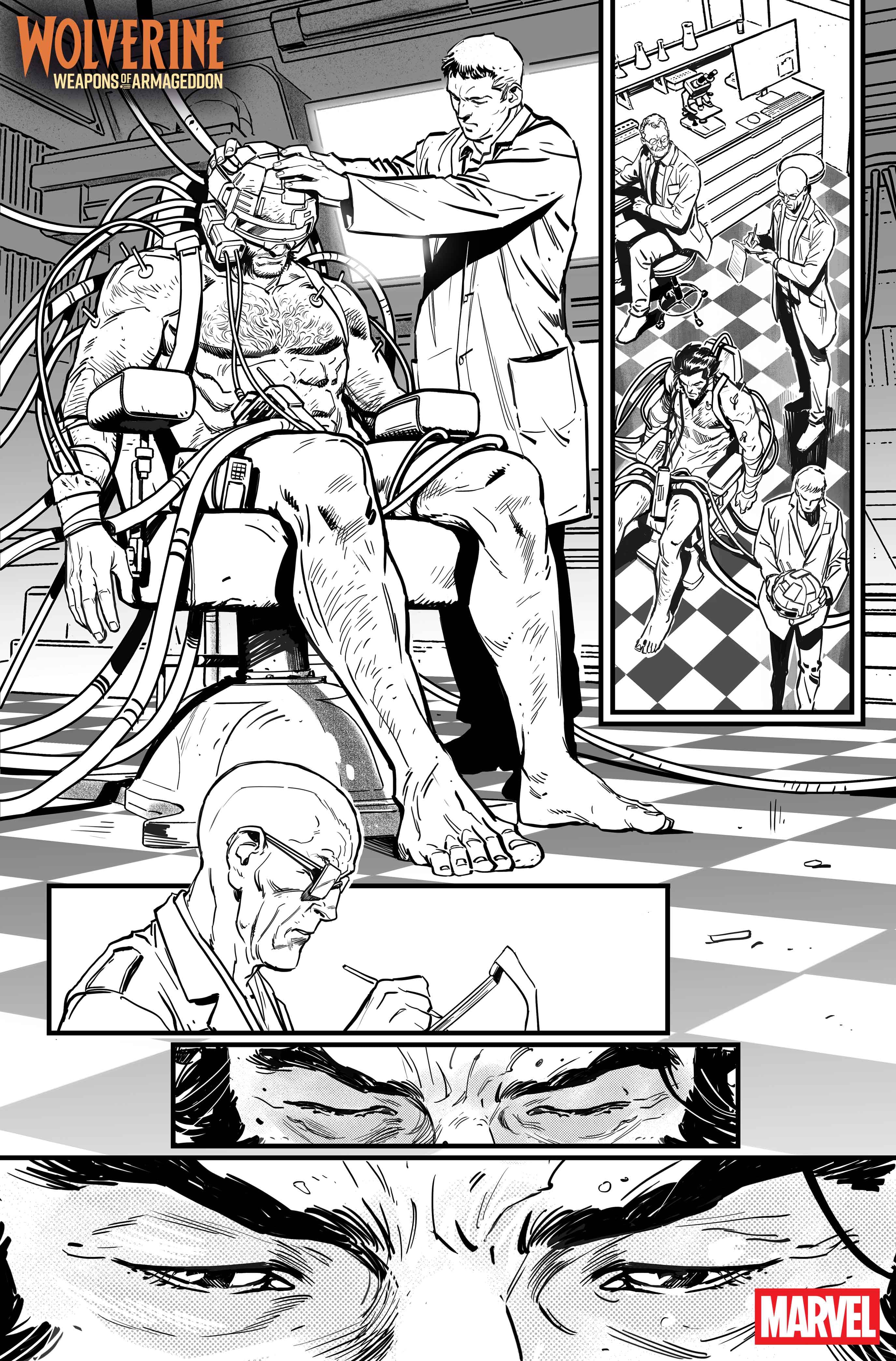 WOLVERINE: WEAPONS OF ARMAGEDDON #1 Art by LUCA MARESCA