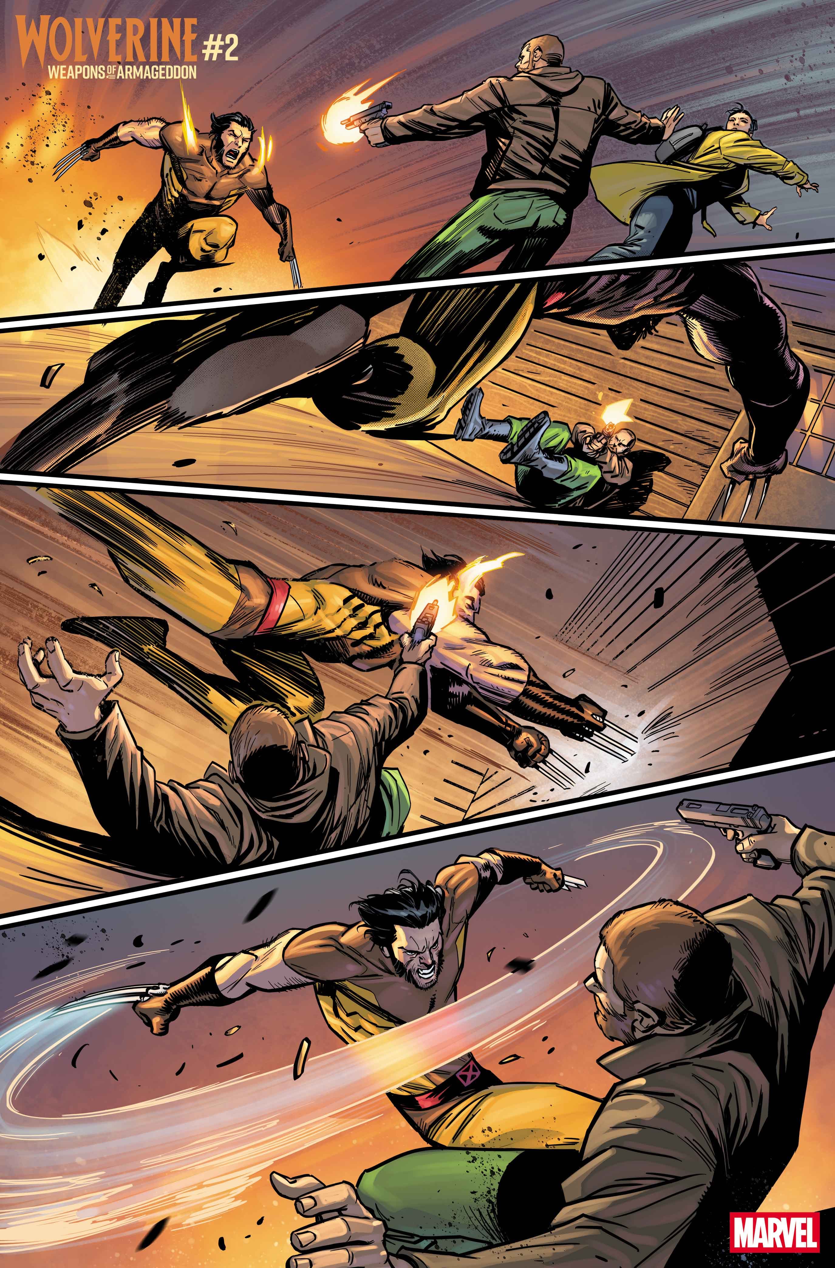 WOLVERINE: WEAPONS OF ARMAGEDDON #2 Art by LUCA MARESCA