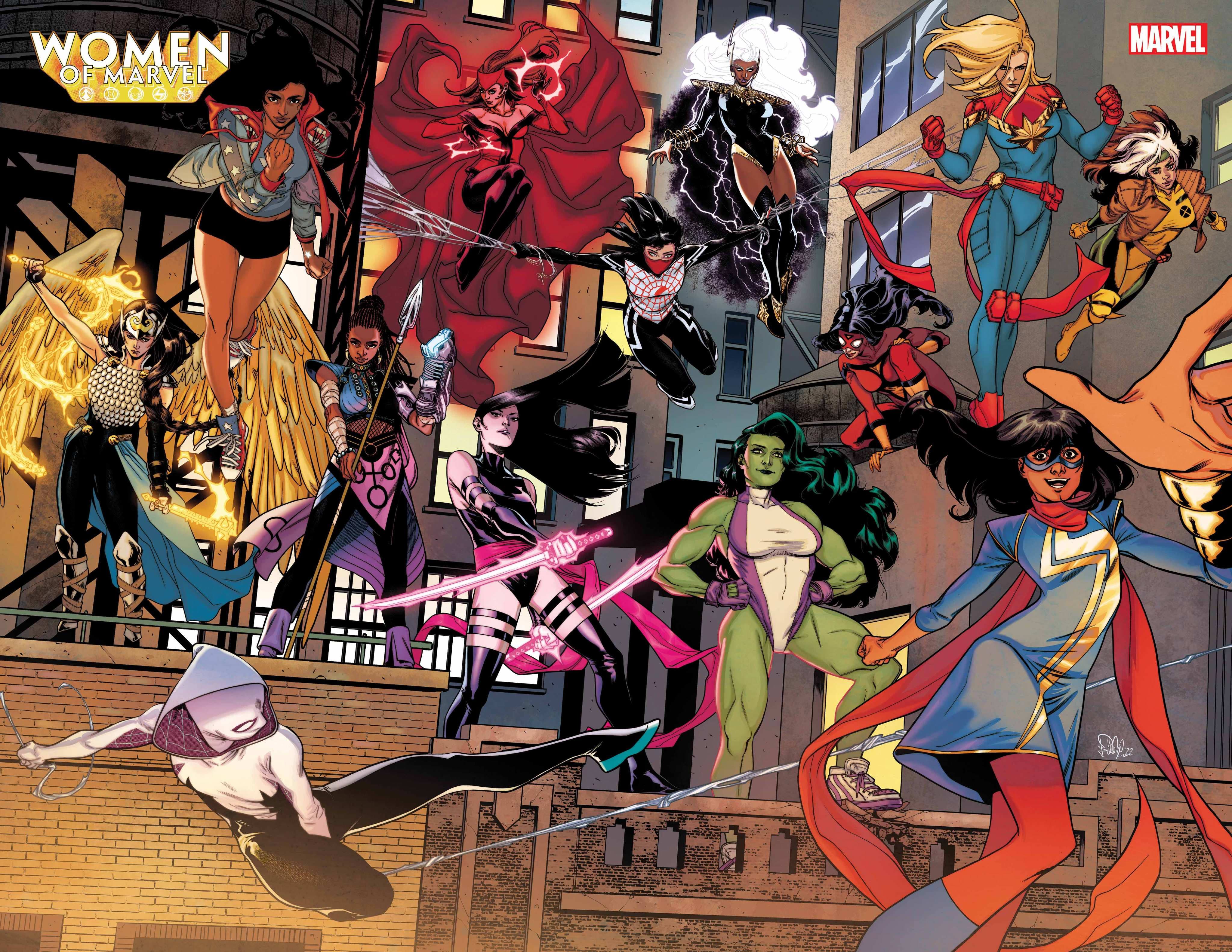 WOMEN OF MARVEL #1 SDCC exclusive variant by Elena Casagrande and Jordie Bellaire
