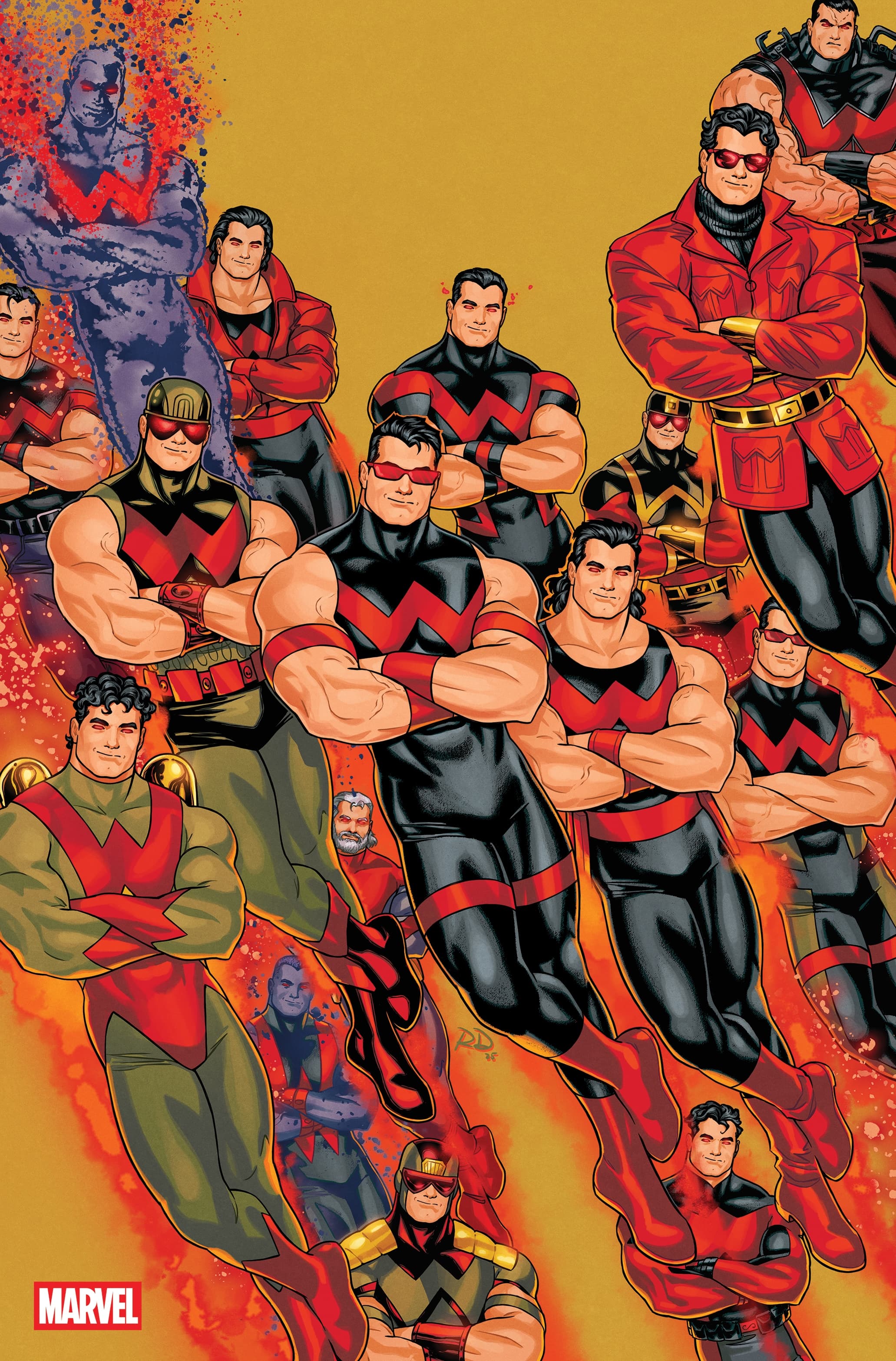 Check out Russell Dauterman's WONDER MAN (2026) #3 variant cover, available in May!