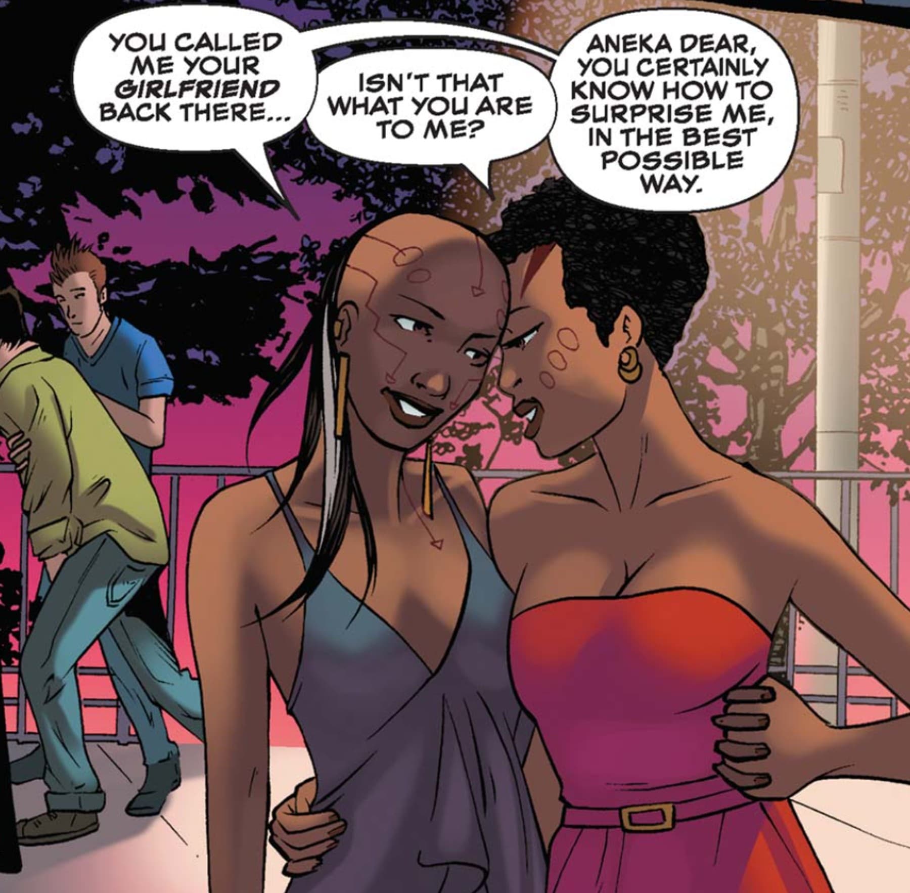 BLACK PANTHER: WORLD OF WAKANDA (2016) #3 panel by Alitha Martinez