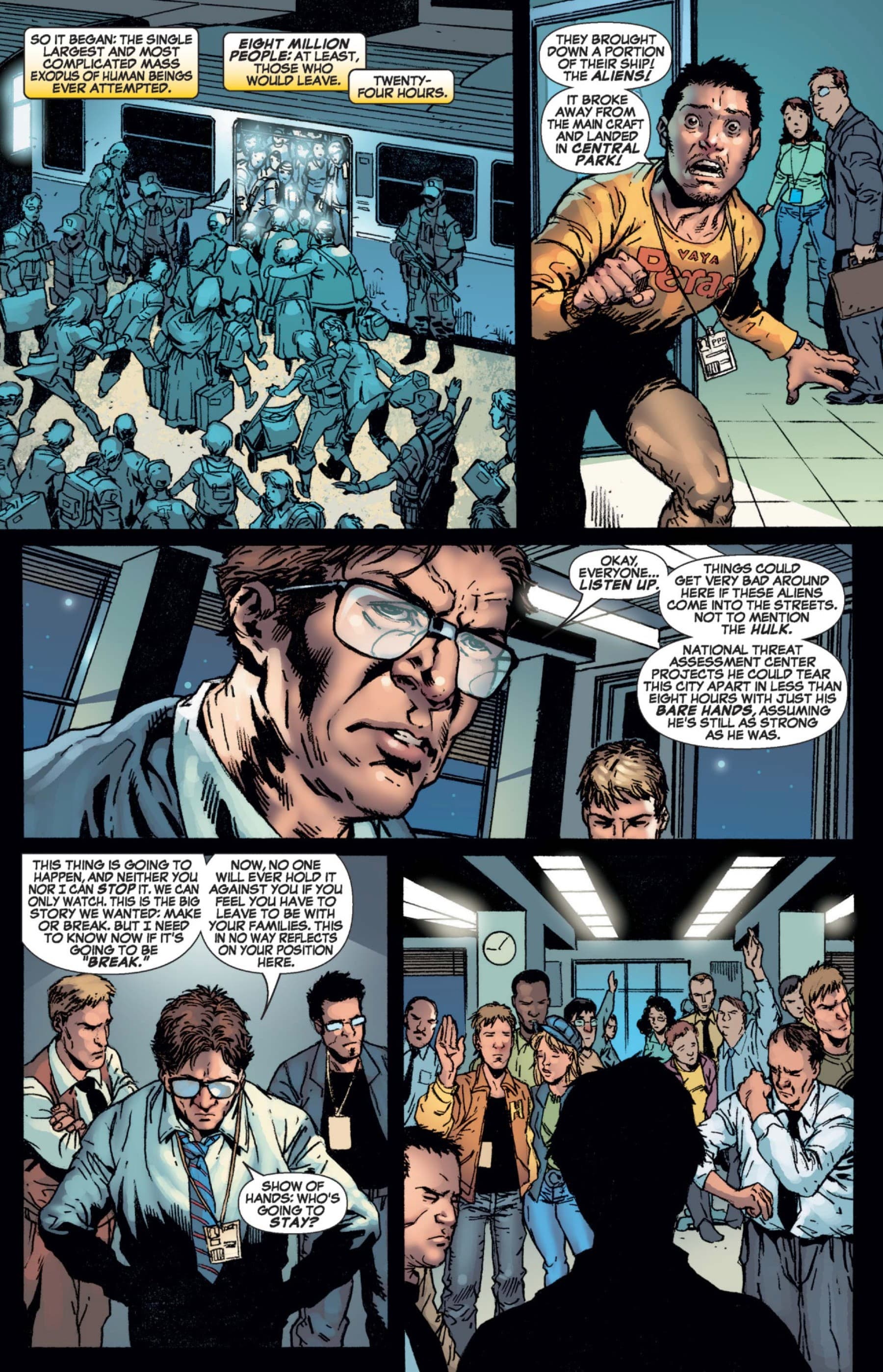 WORLD WAR HULK: FRONT LINE (2007) #1 page by Paul Jenkins and Ramón F. Bachs