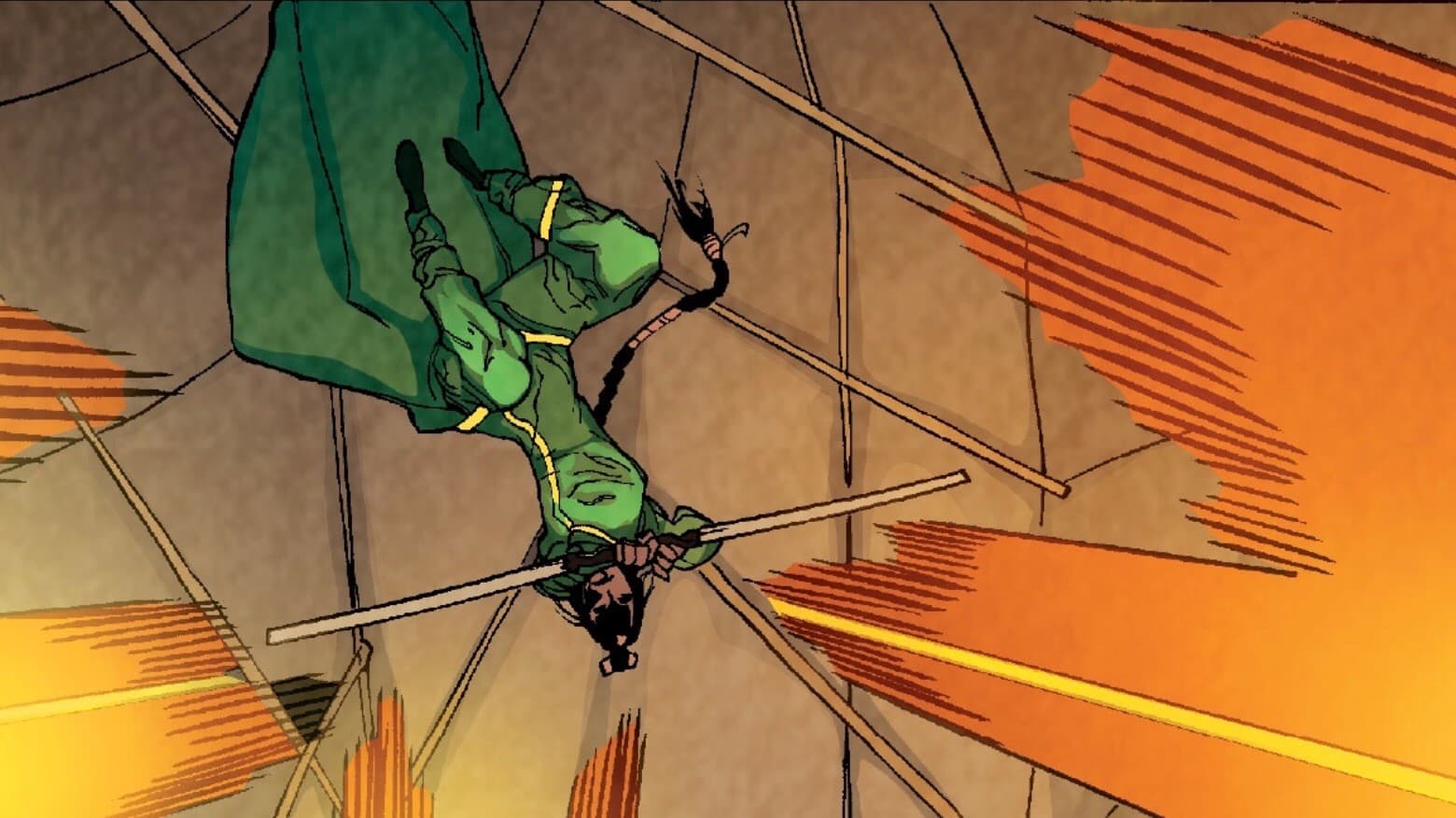 Immortal Iron Fist #2 artwork by David Aja