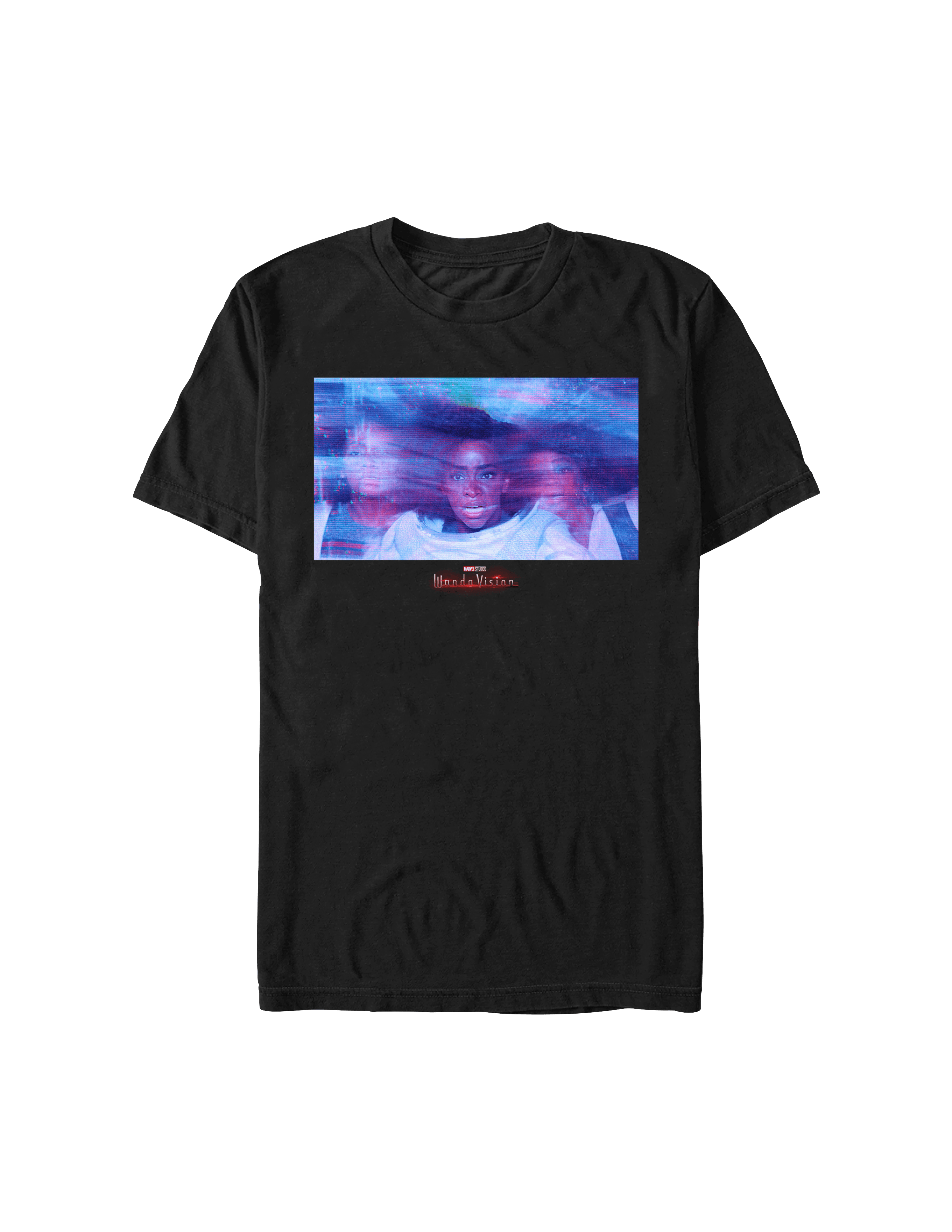 <a href="https://www.hottopic.com/product/marvel-wandavision-rambeau-glitch-t-shirt/15270712.html">Monica Rambeau Glitch T-Shirt</a>/ Hot Topic