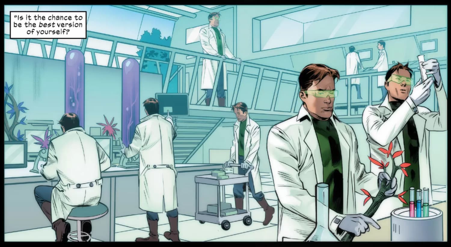 X-CORP (2021) #1 artwork by Alberto Foche and Sunny Gho