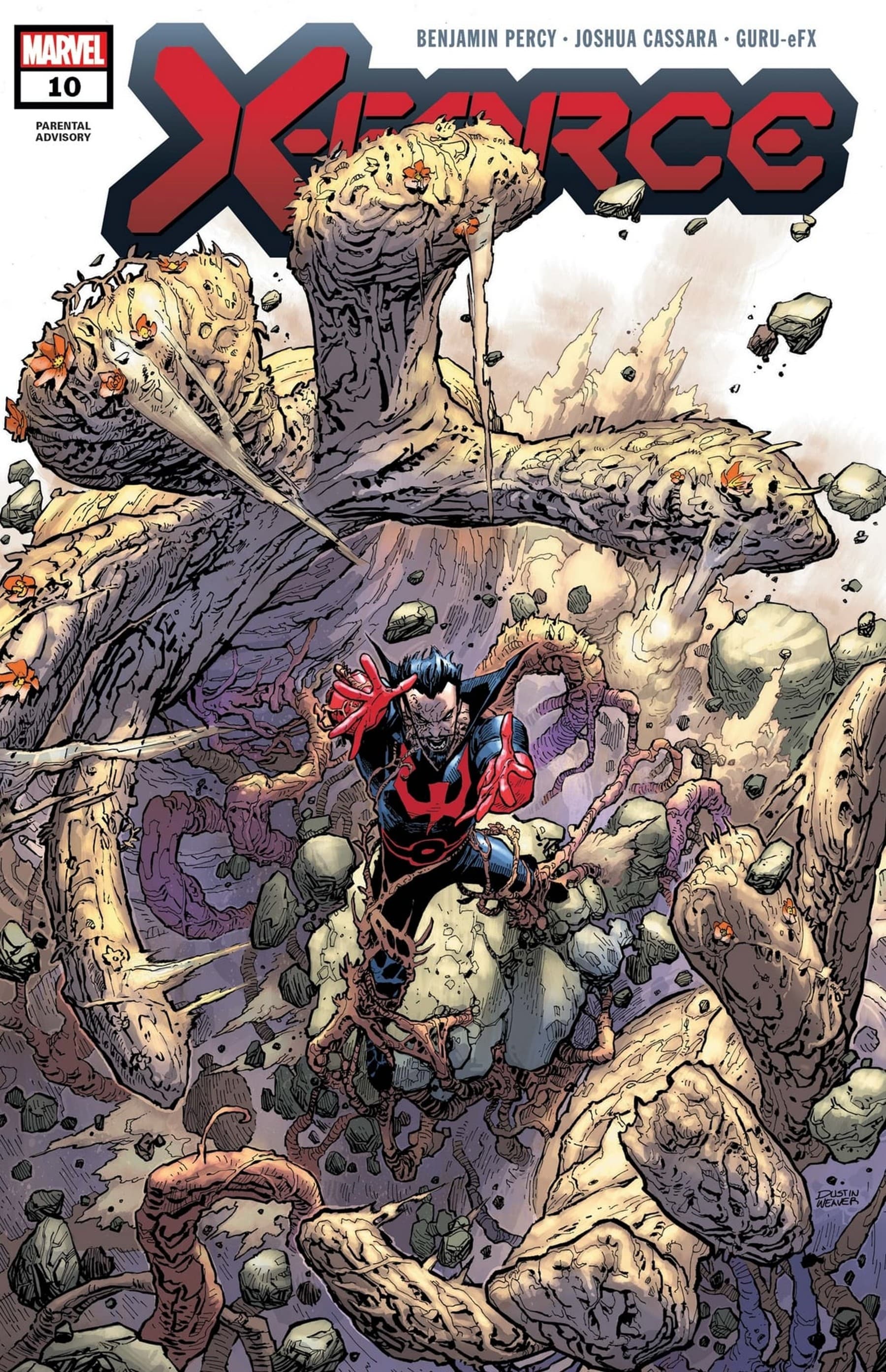 X-FORCE (2019) #10 cover by Dustin Weaver and Edgar Delgado