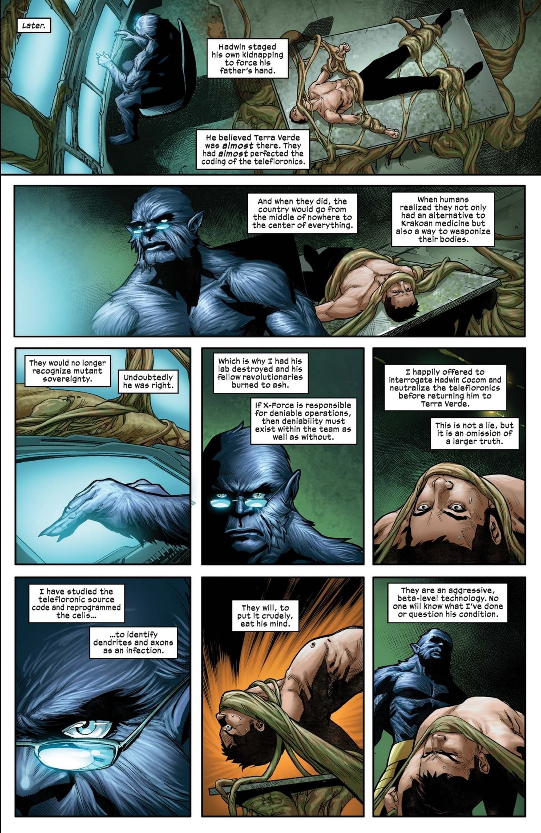 X-FORCE (2019) #6 page by Benjamin Percy and Stephen Segovia