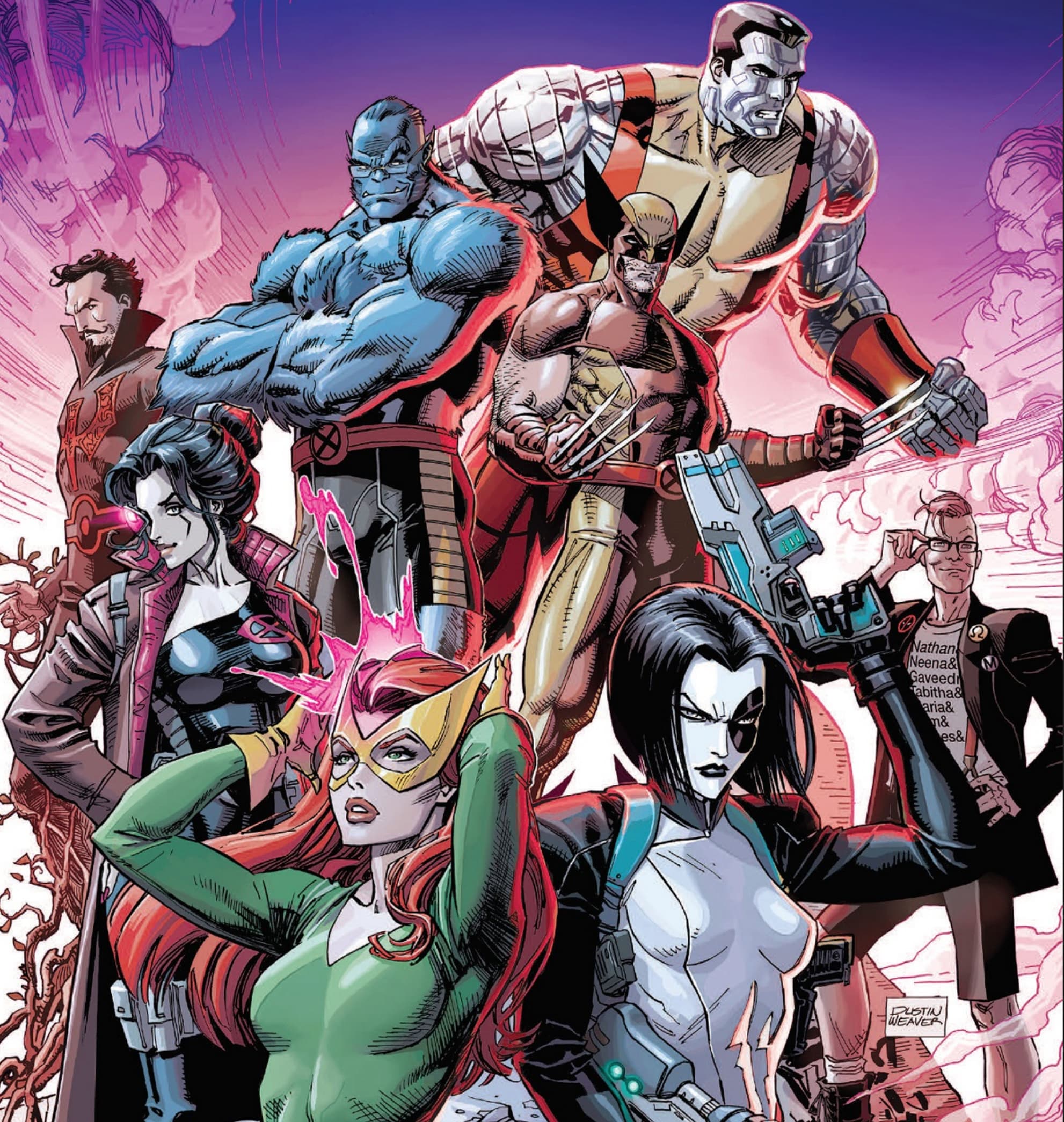 X-FORCE (2020) #1 cover by Dustin Weaver and Edgar Delgado