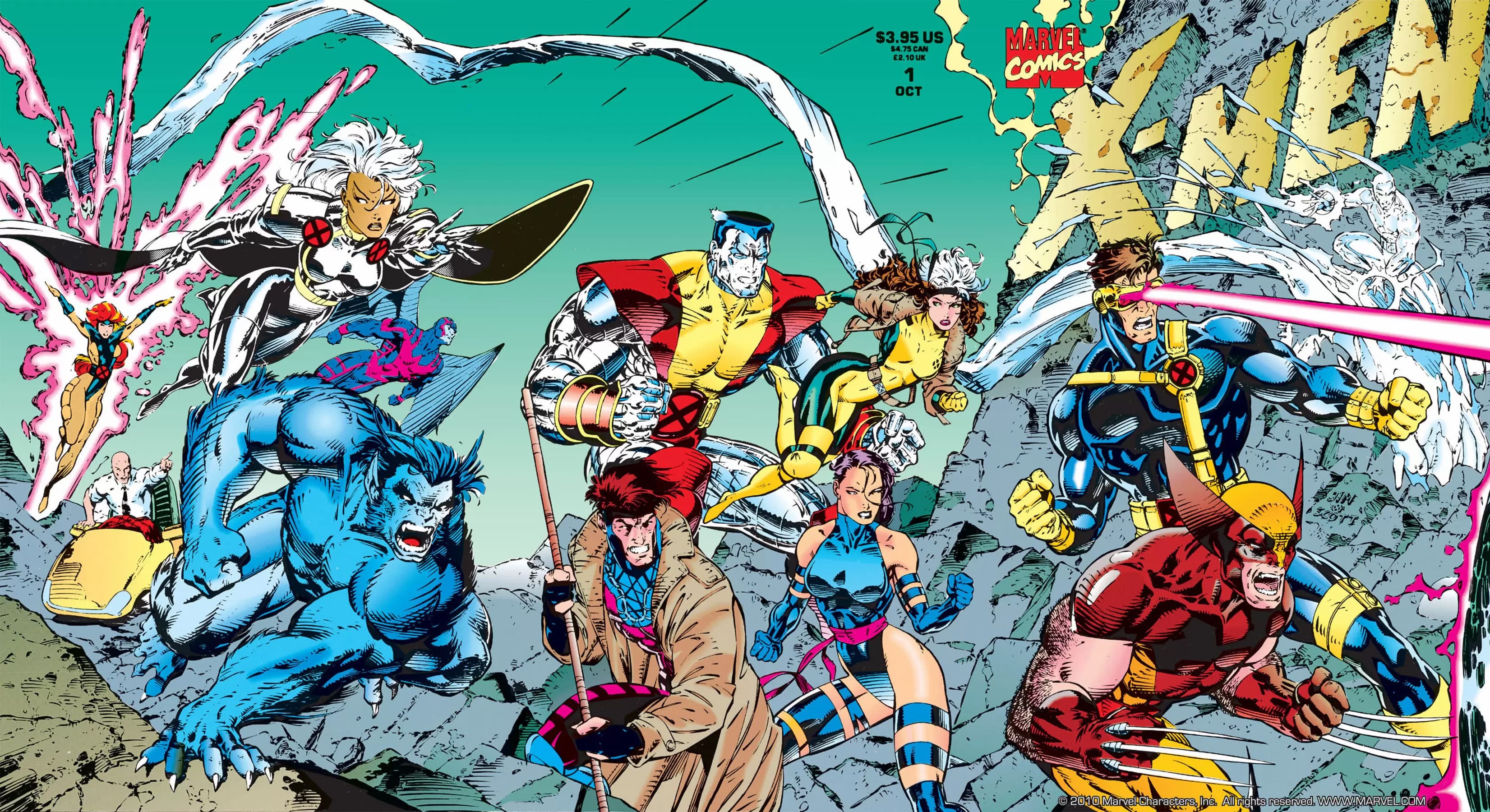X-MEN (1991) #1 cover by Jim Lee, Scott Williams, and Joe Rosas