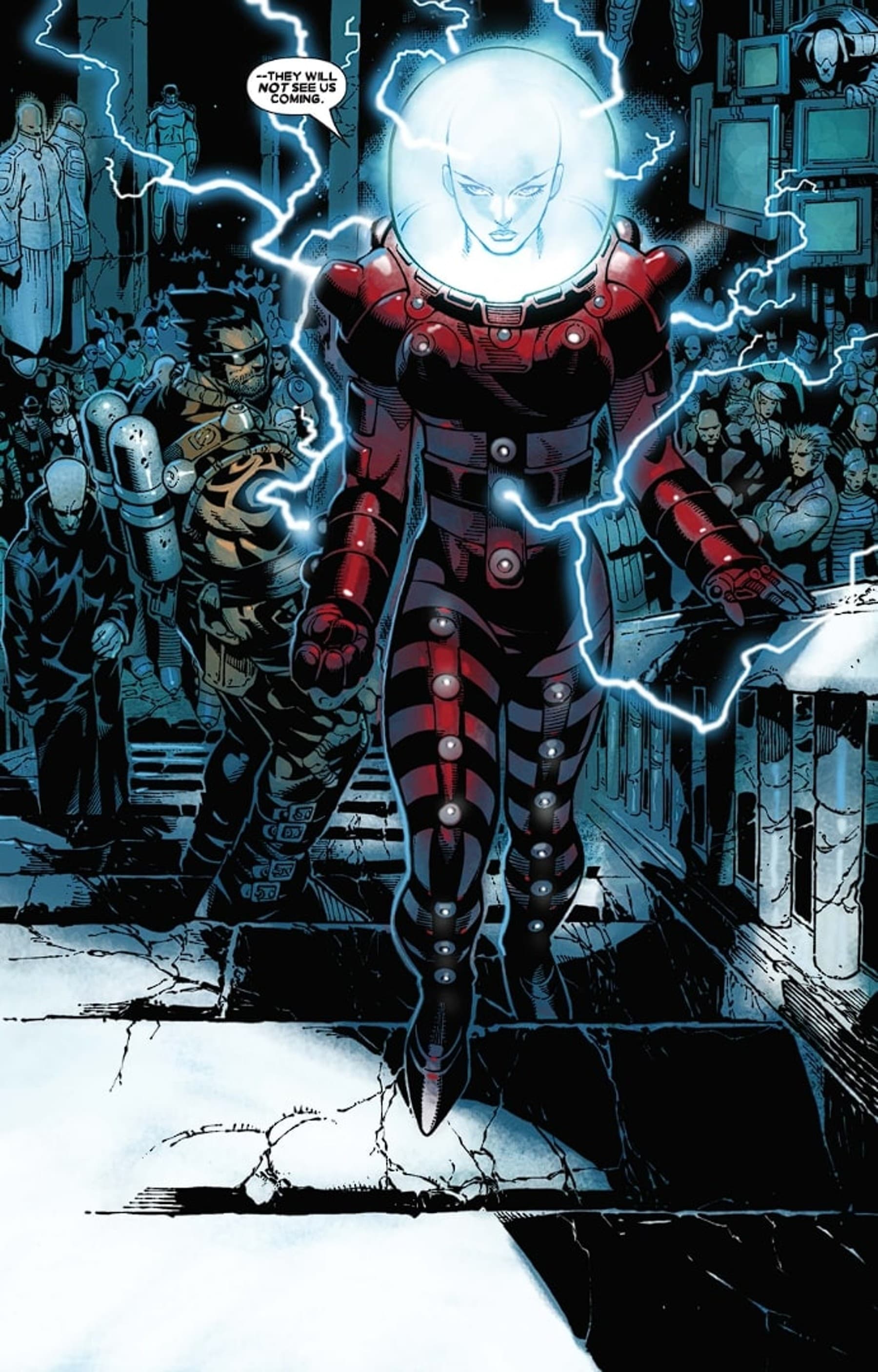 X-MEN (2004) #193 page by Mike Carey and Chris Bachalo