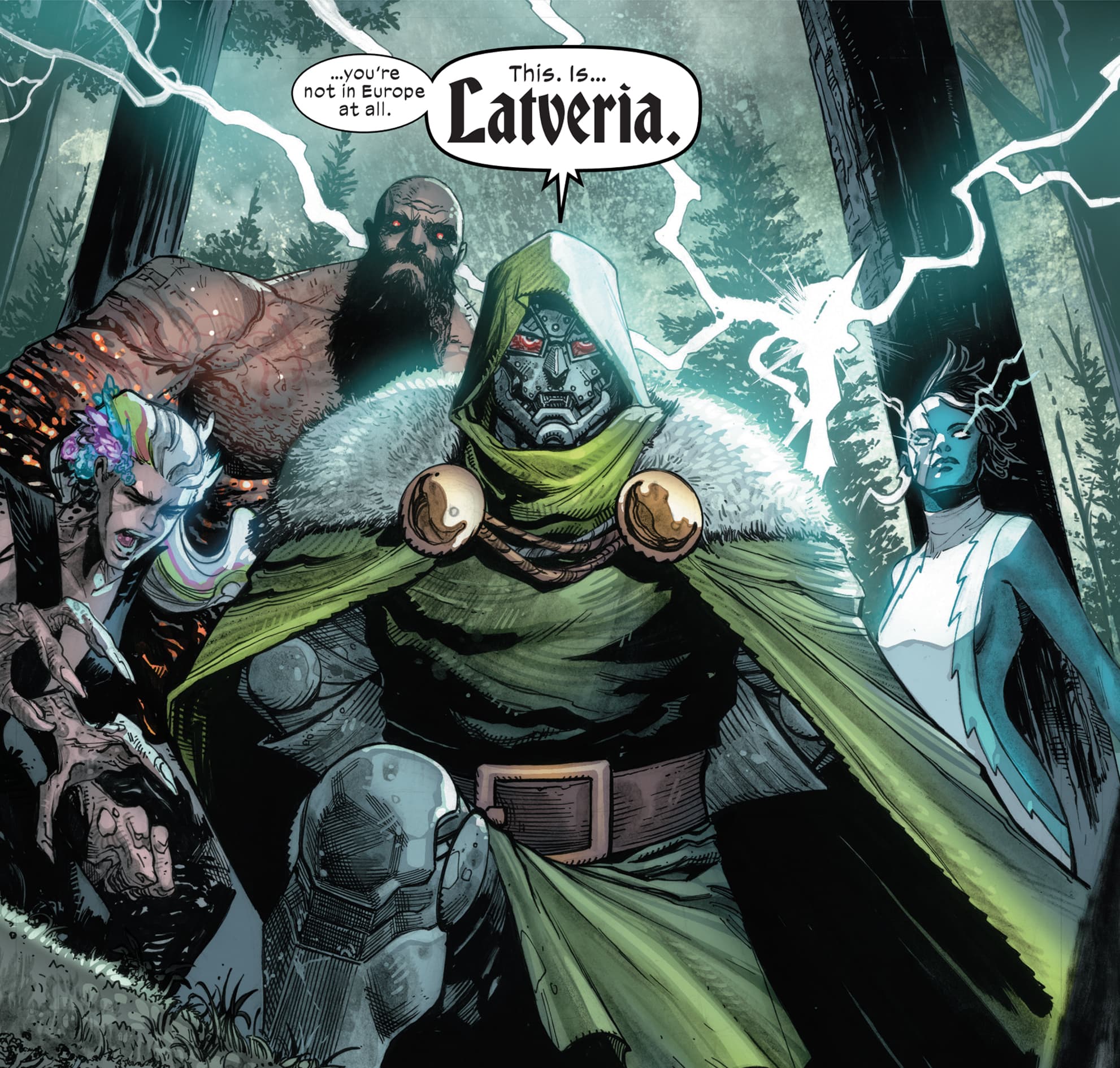 X-Men (2021) #28 artwork by Joshua Cassara and Marte Gracia