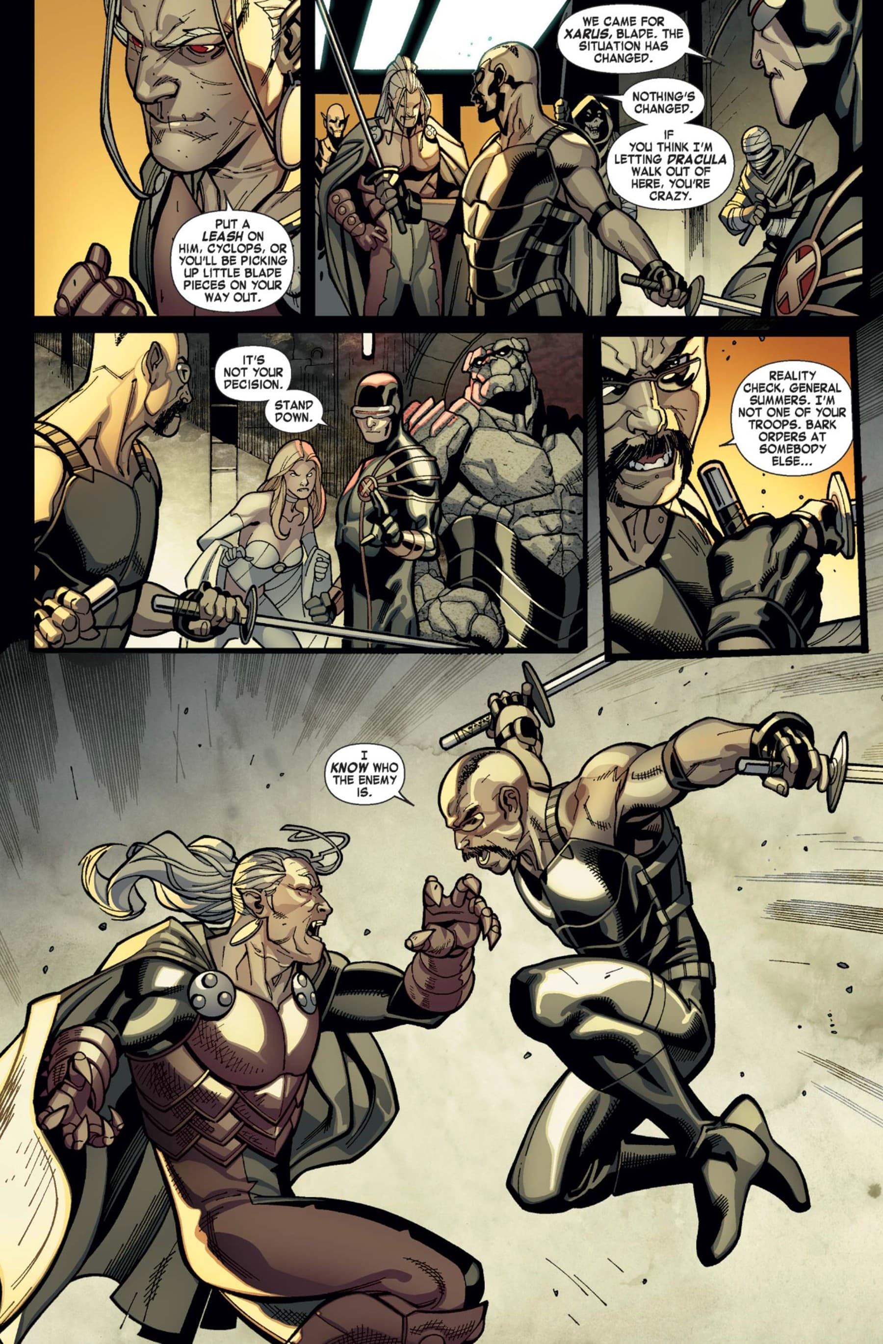 X-MEN (2010) #6 page by Victor Gischler and Paco Medina