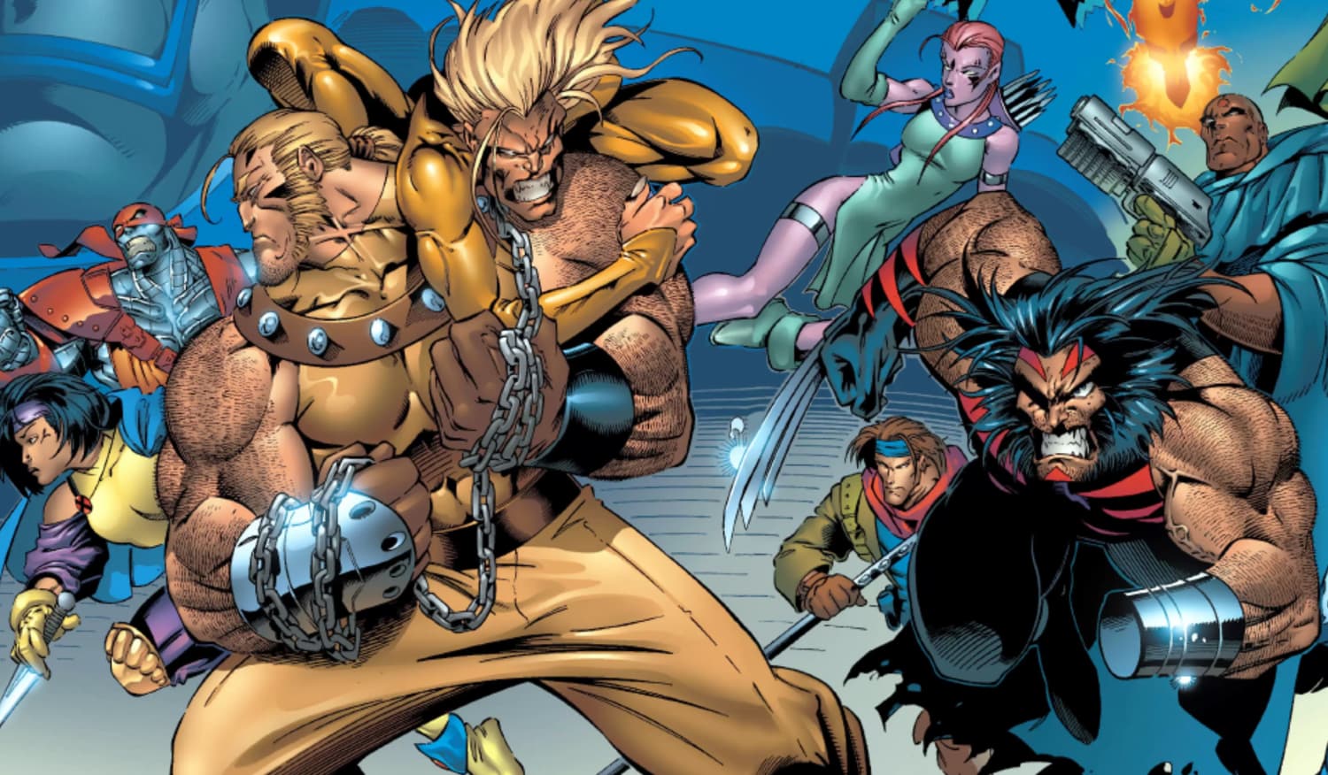 X-MEN: ALPHA (1995) #1 cover by Joe Madureira, Tim Townsend, and Steve Buccellato