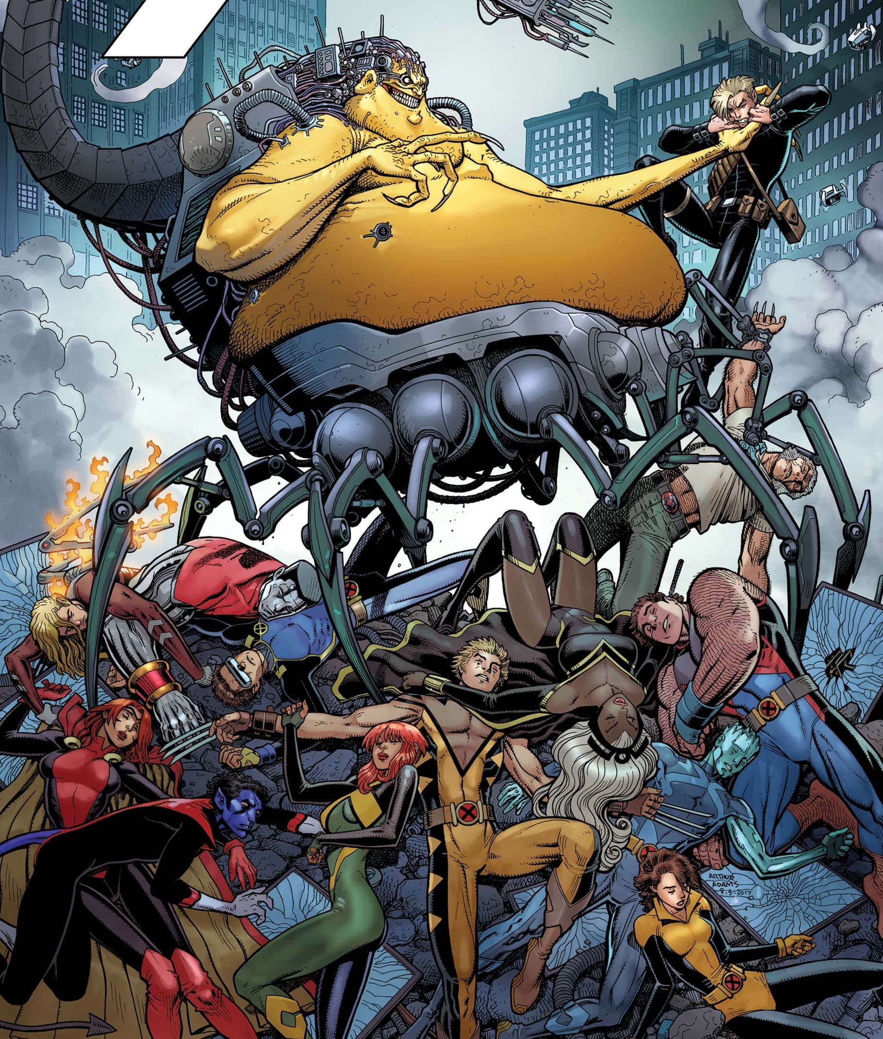 X-MEN: BLUE (2017) #15 cover by Arthur Adams