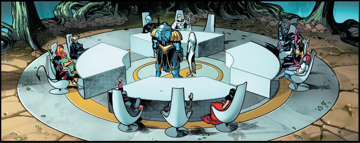 X OF SWORDS: CREATION (2020) #1 artwork by Pepe Larraz and Marte Gracia