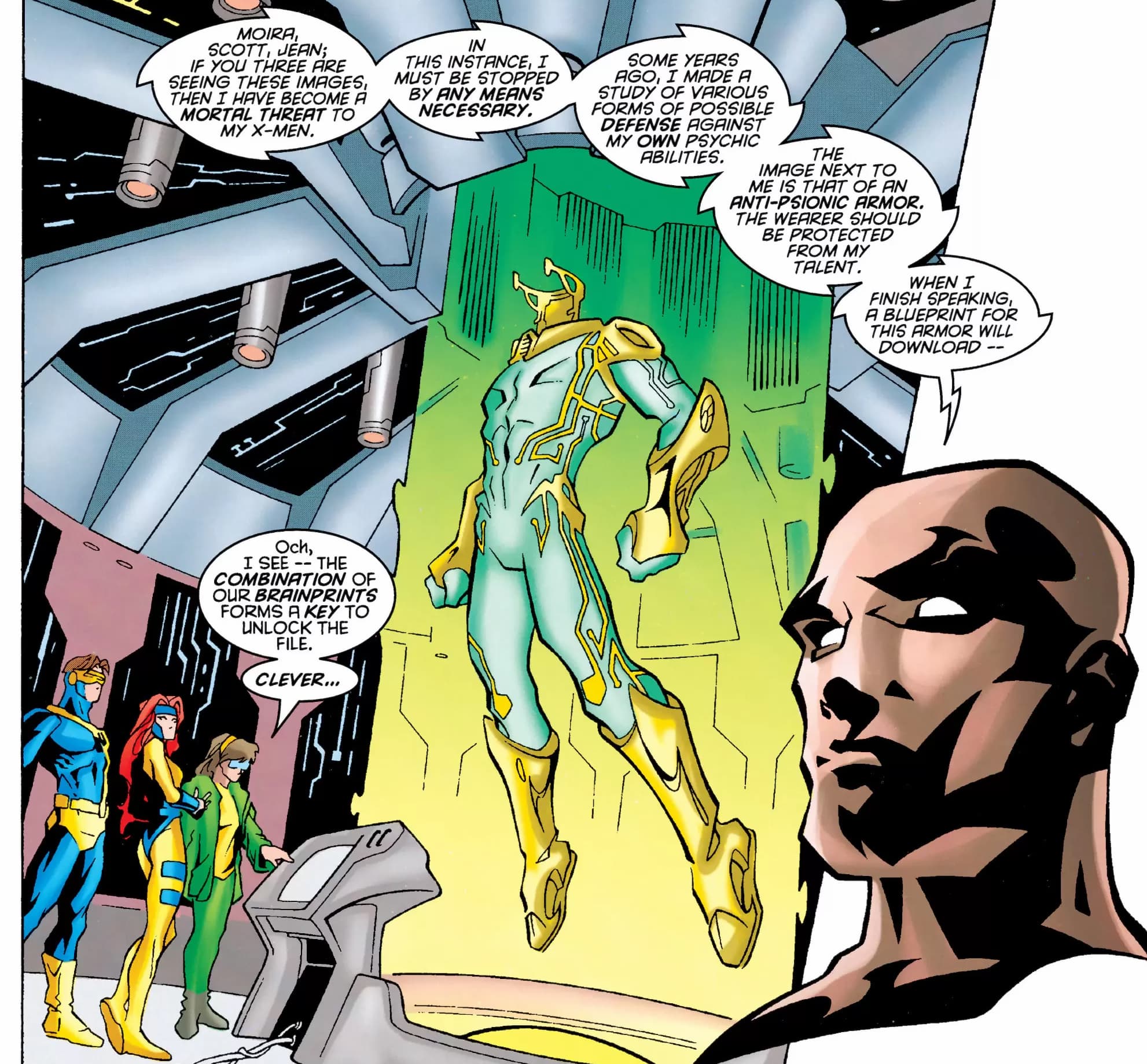 EXCALIBUR (1988) #100 artwork by Casey Jones, Randy Green, Rob Haynes, Tom Simmons, Jason Martin, and Rick Ketcham