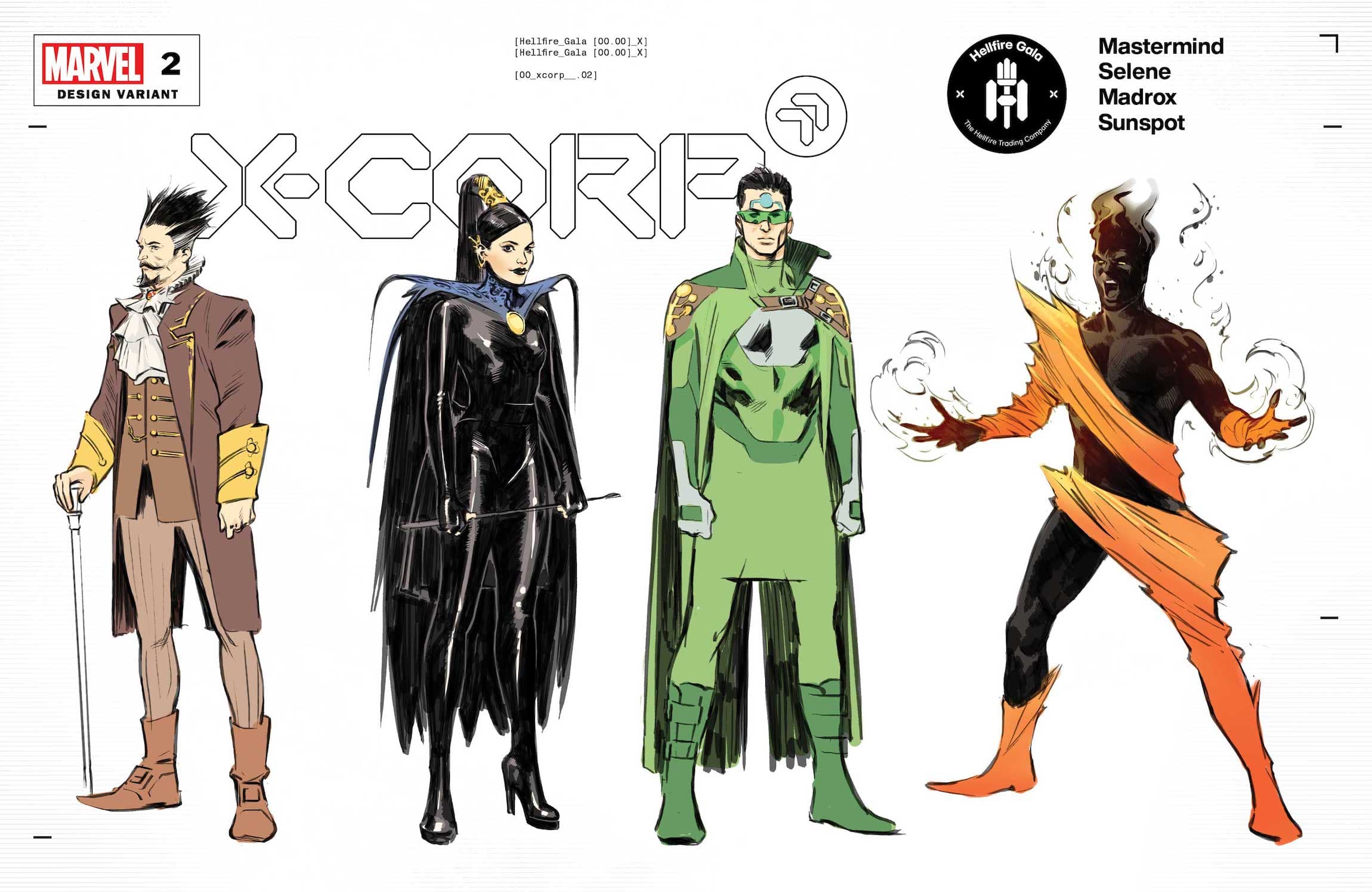 X-Corp Hellfire Design Variant Cover