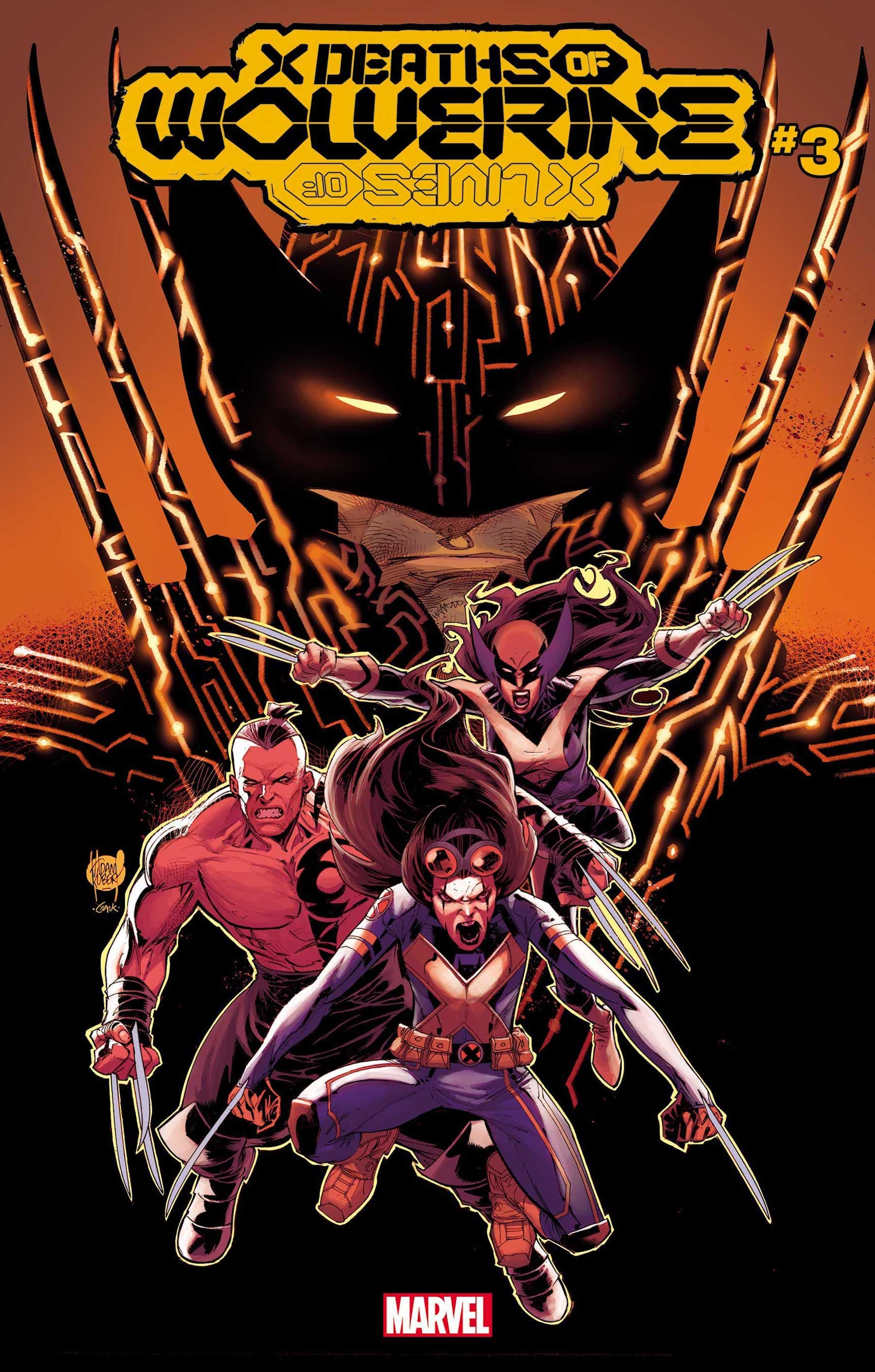 X DEATHS OF WOLVERINE #3 cover by Adam Kubert