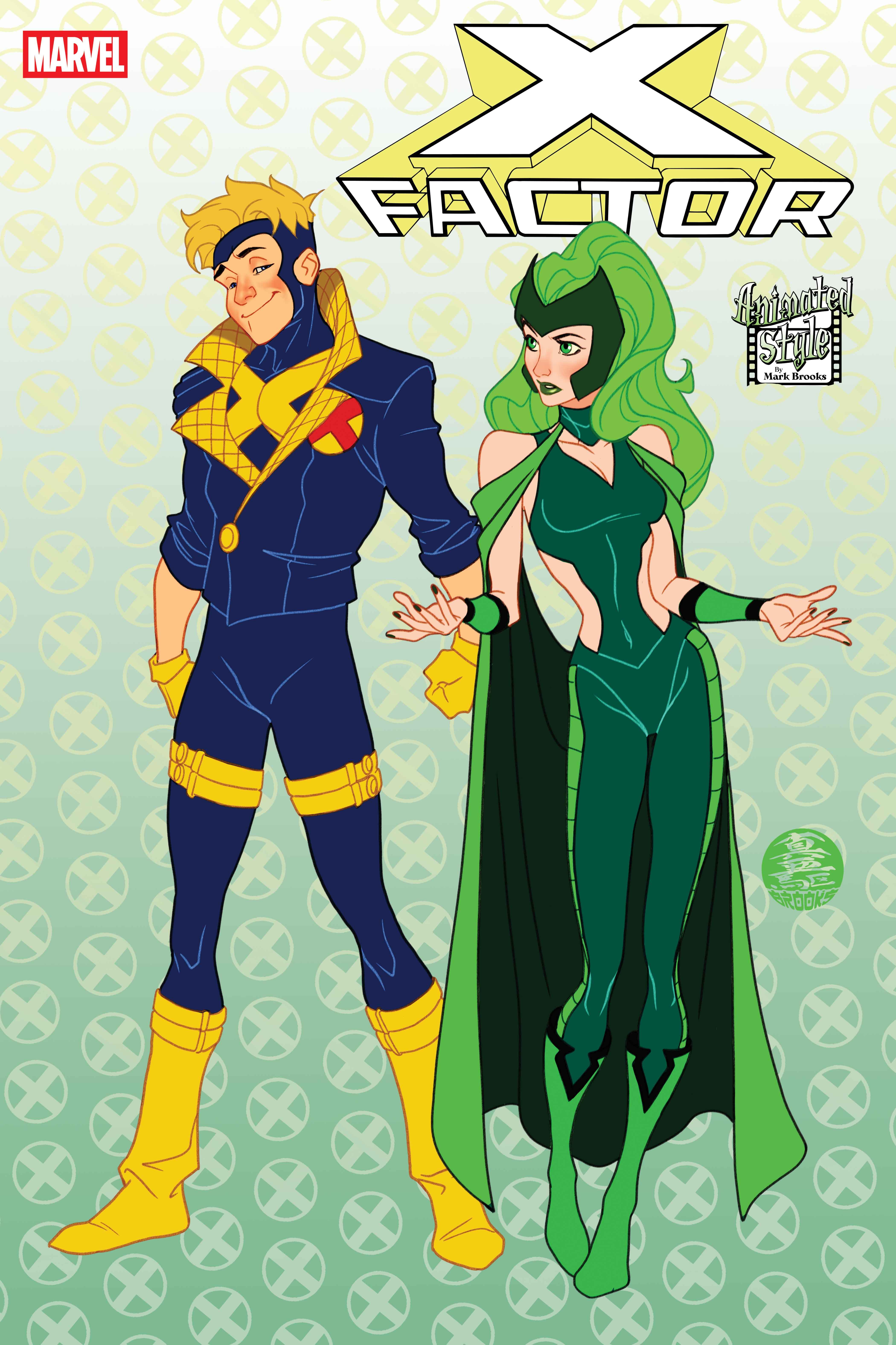 X-FACTOR #7 Animated-Style Variant Cover by Mark Brooks