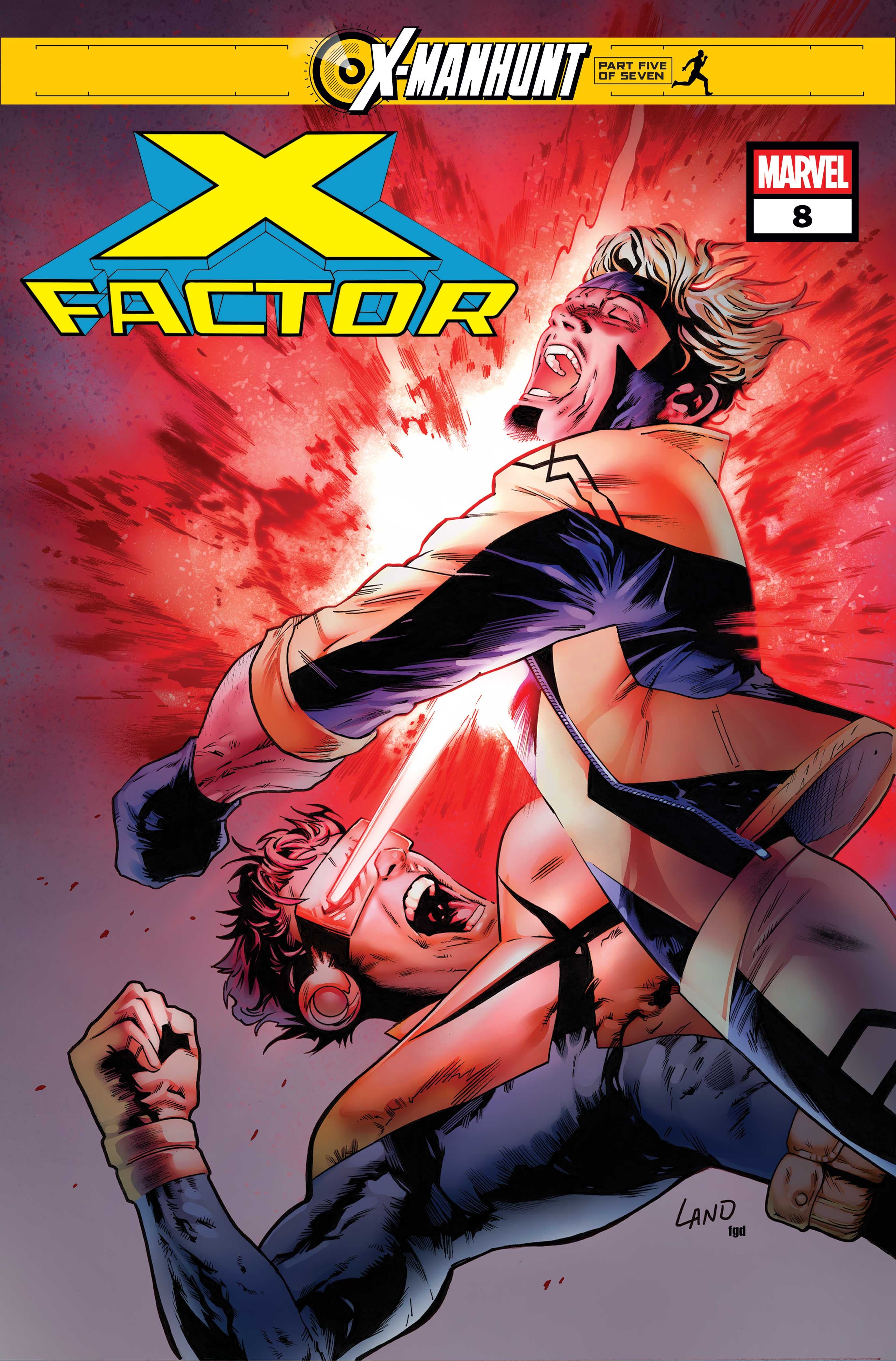 X-FACTOR #8 Cover by Greg Land