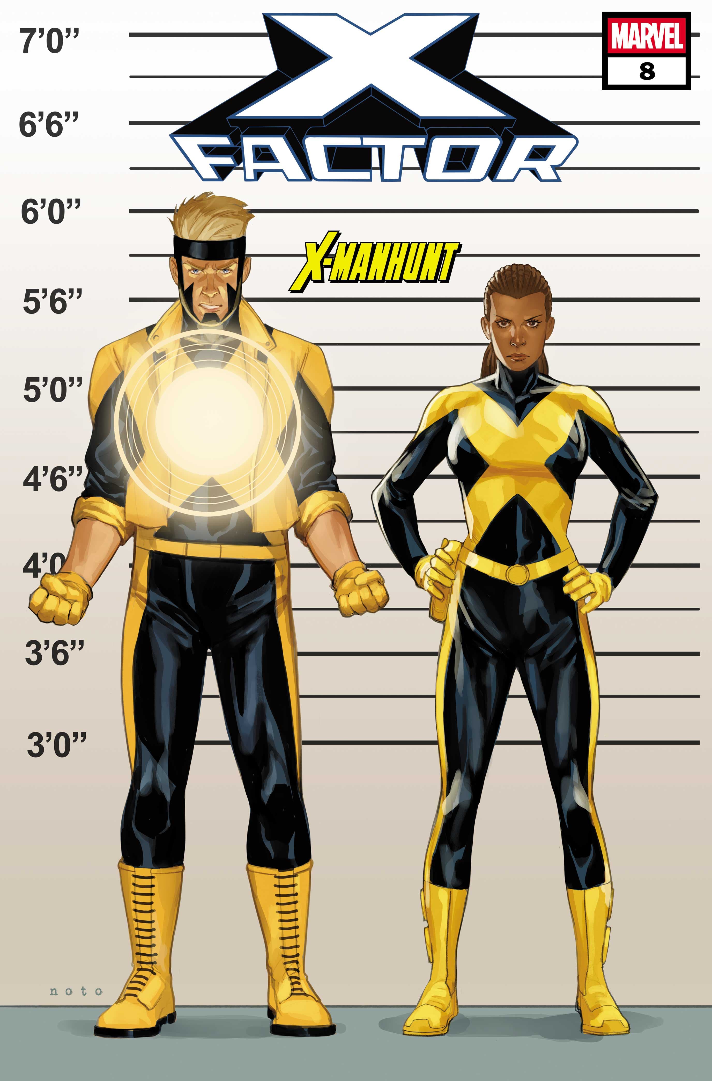 X-FACTOR #8 Connecting X-Manhunt Variant Cover by PHIL NOTO