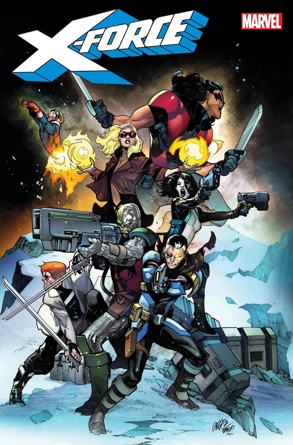 X-Force #1 cover by Pepe Larraz