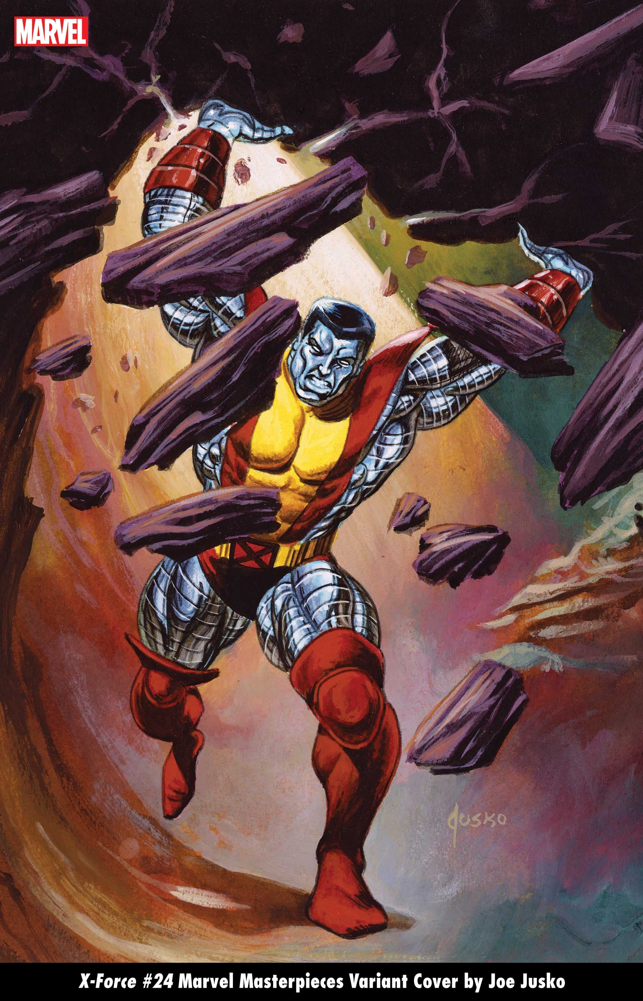 X-FORCE #24 MARVEL MASTERPIECES VARIANT COVER by JOE JUSKO