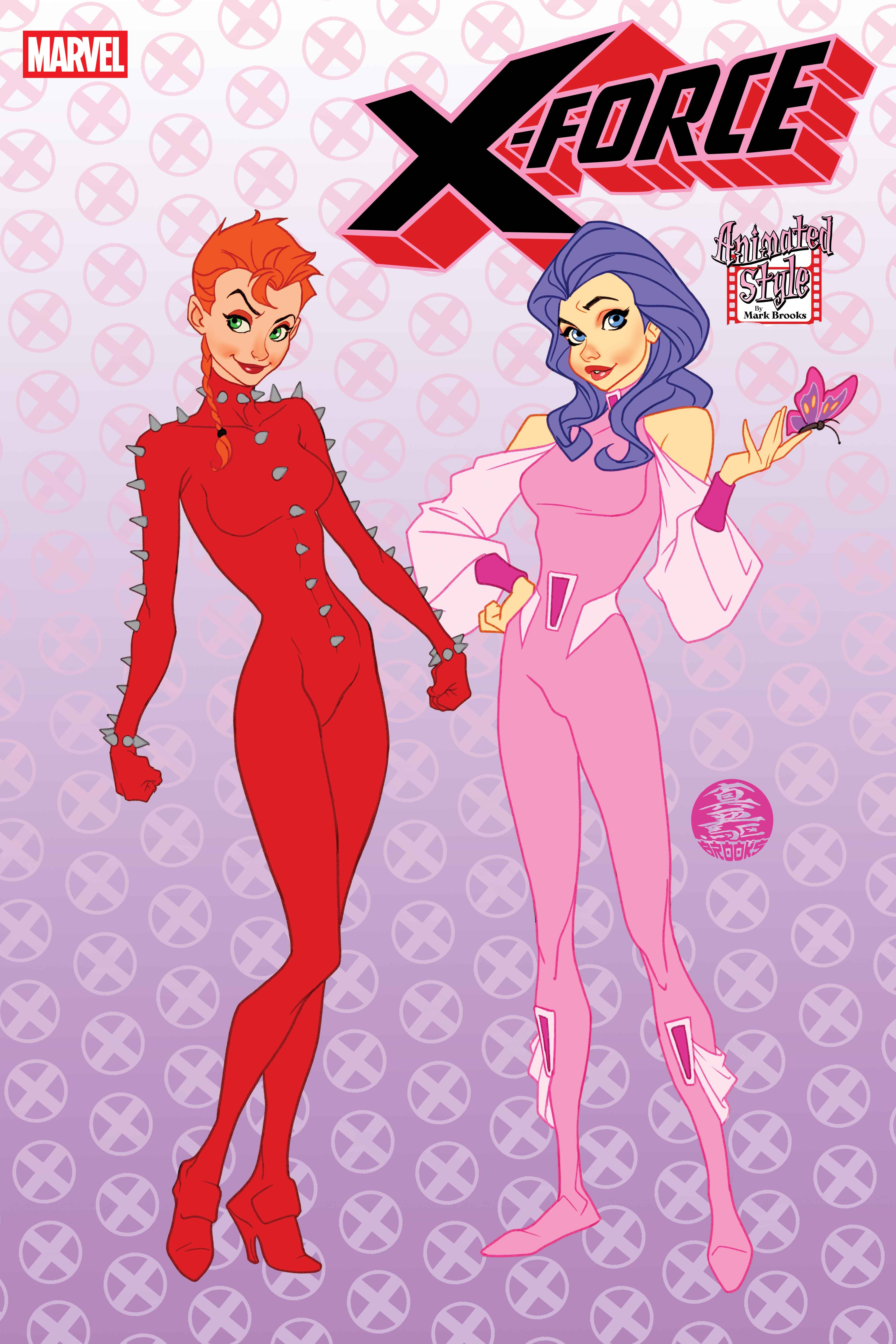 X-FORCE #8 Animated-Style Variant Cover by Mark Brooks