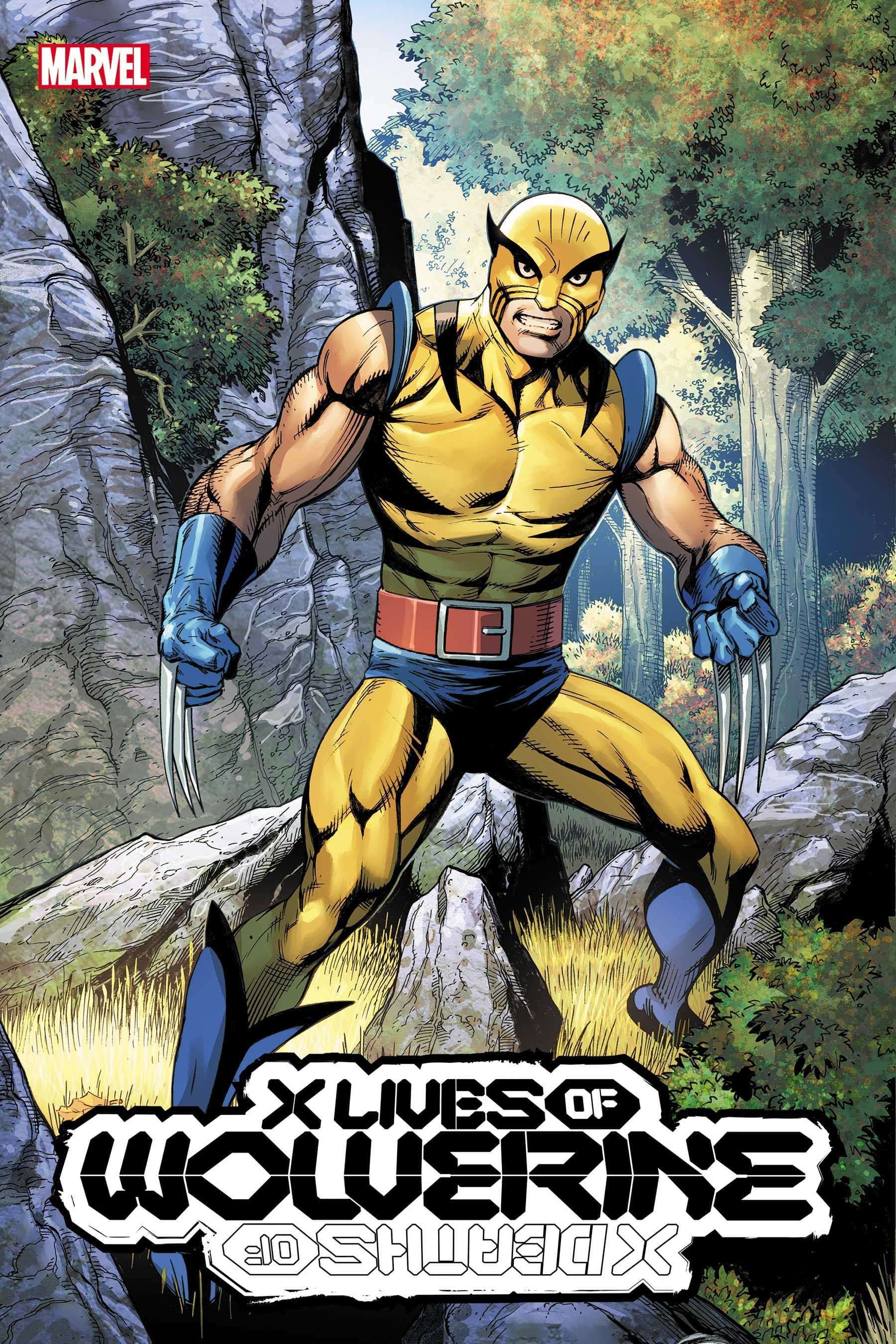 X LIVES OF WOLVERINE #1 Trading Card Variant Cover by MARK BAGLEY