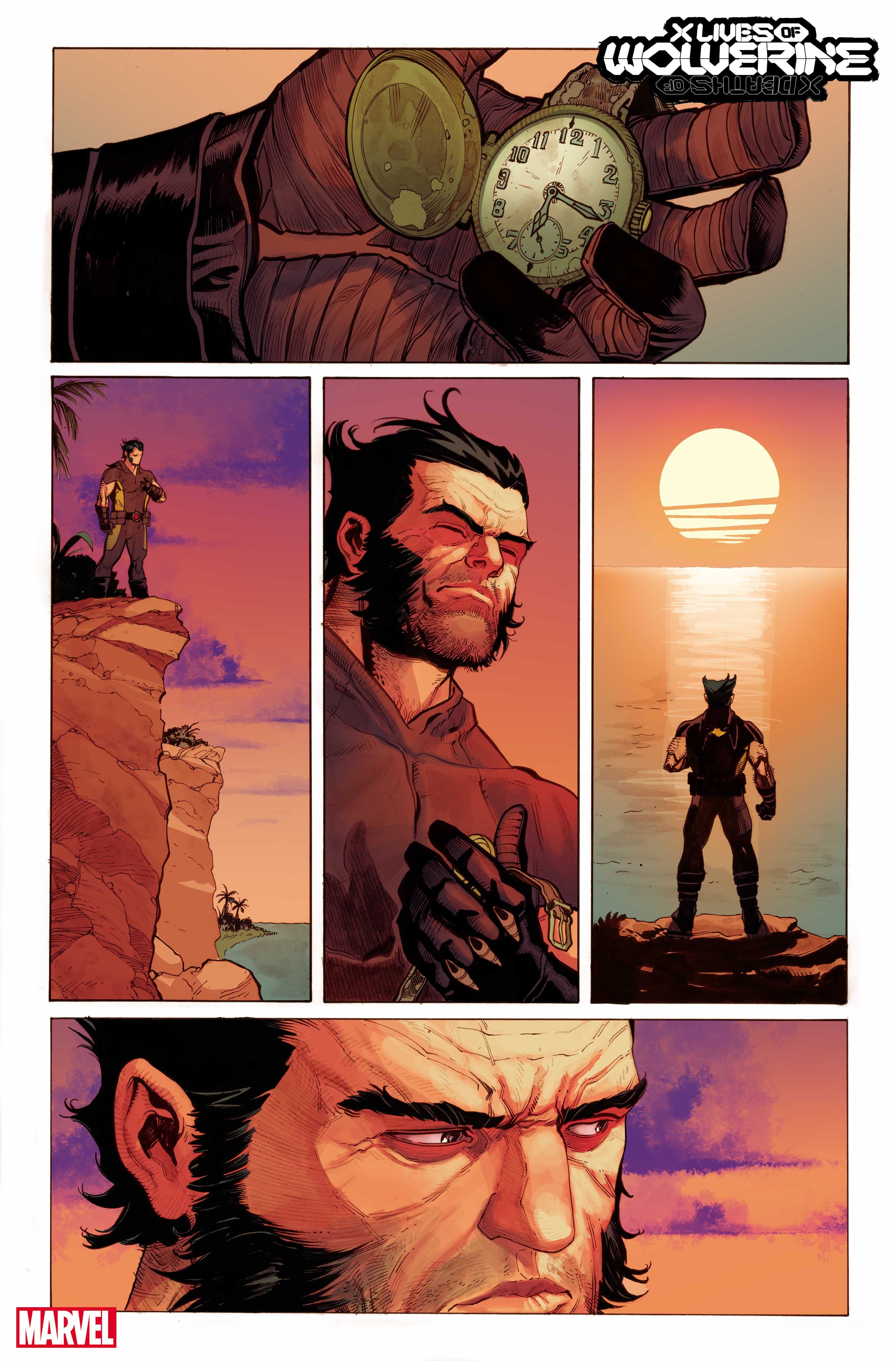 X Lives of Wolverine #1 Art by Joshua Cassara and Frank Martin