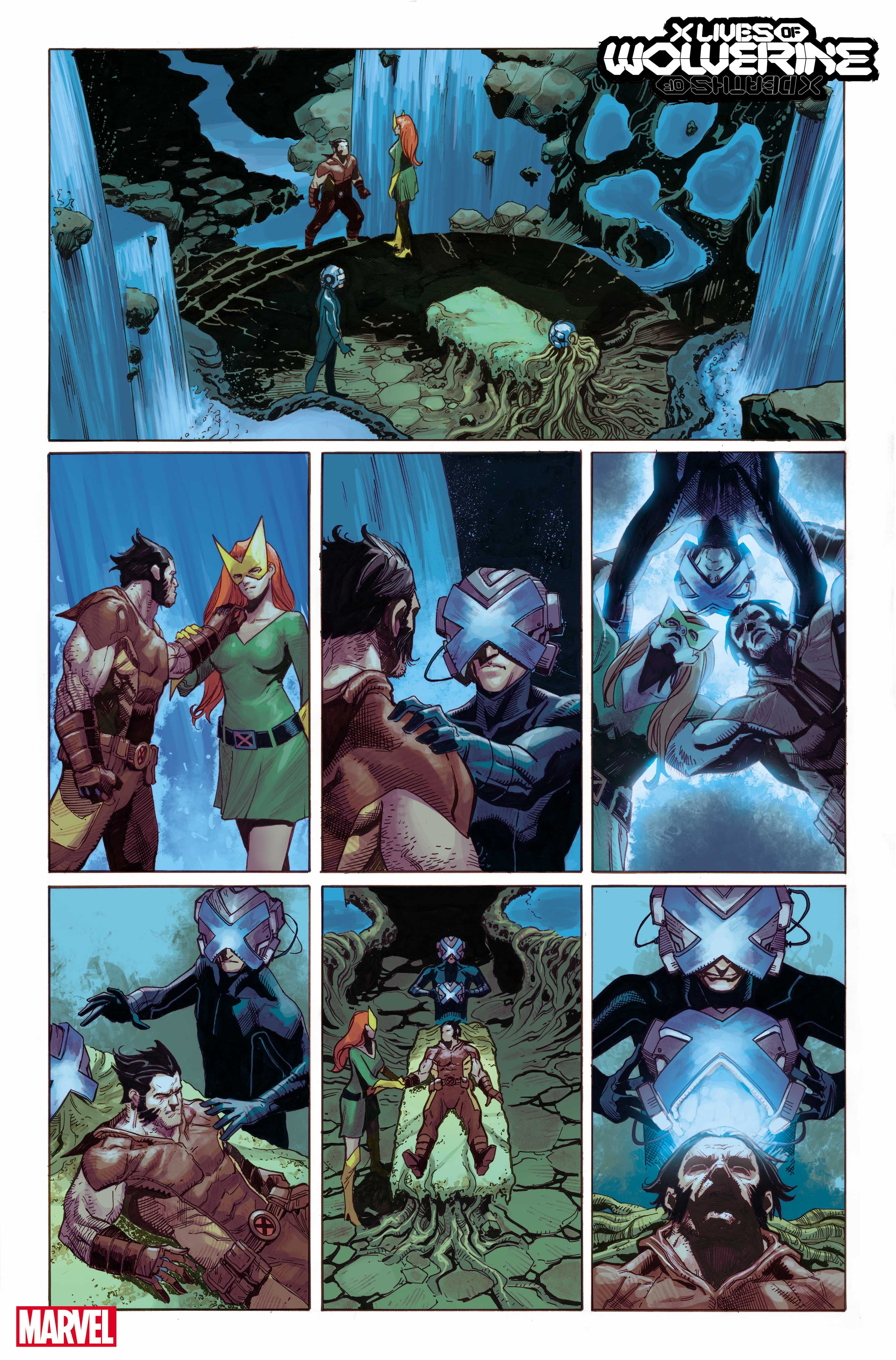 X Lives of Wolverine #1 Art by Joshua Cassara and Frank Martin
