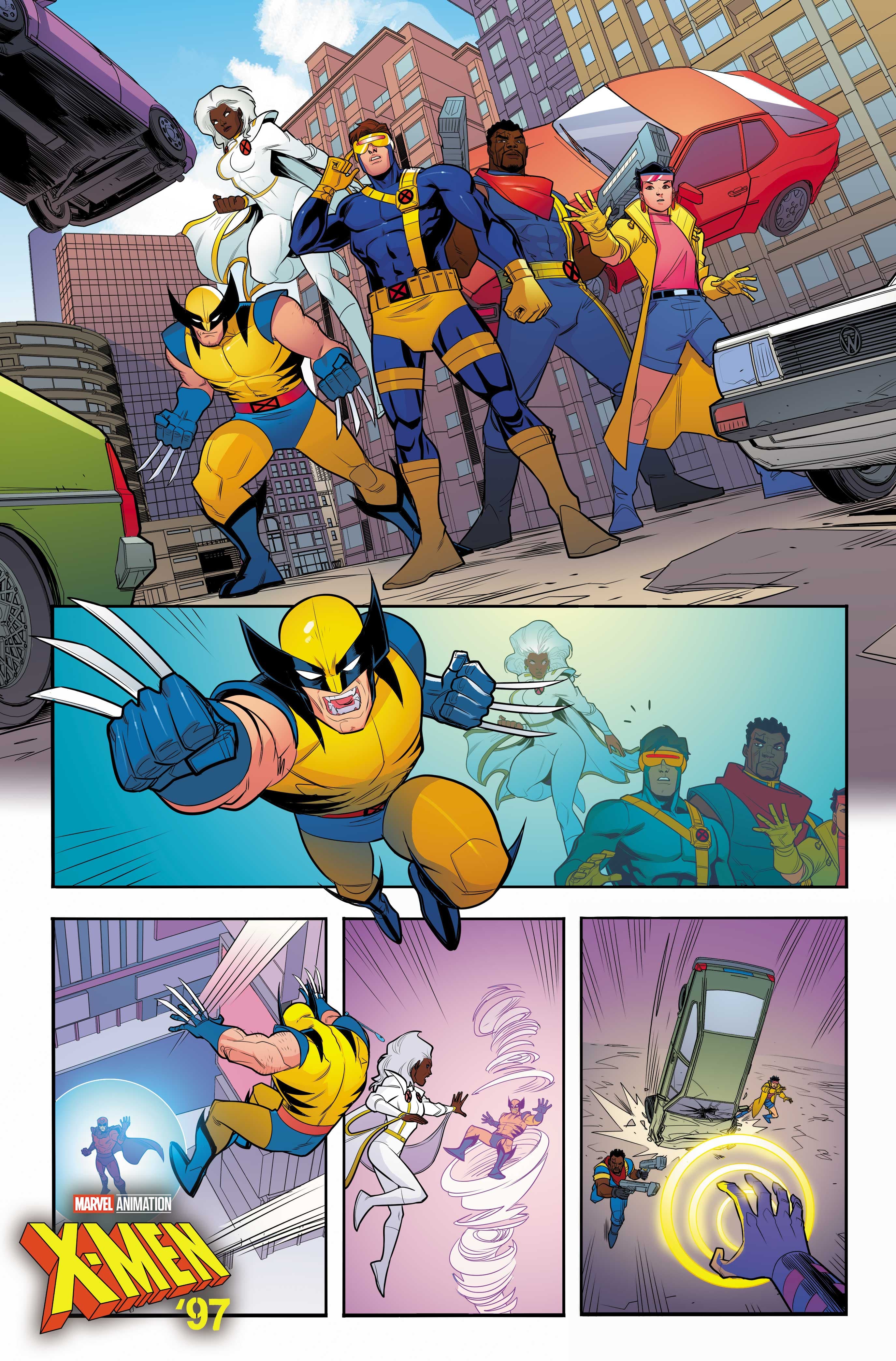 X-MEN '97 (2024) #1 interior artwork by Salva Espín