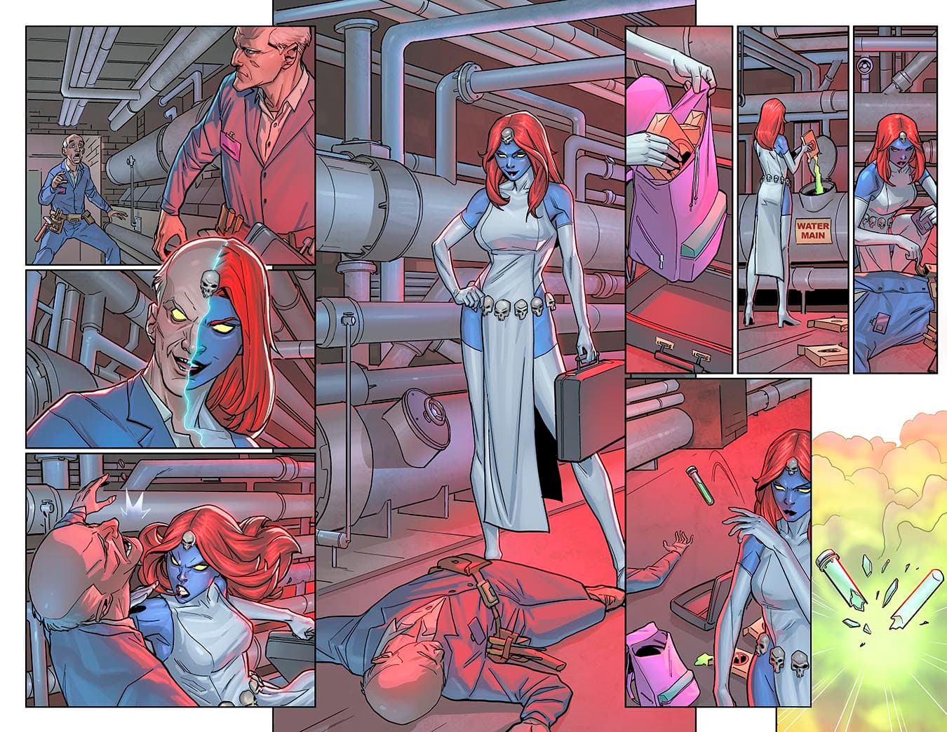 Page from X-Men Black Mystique
