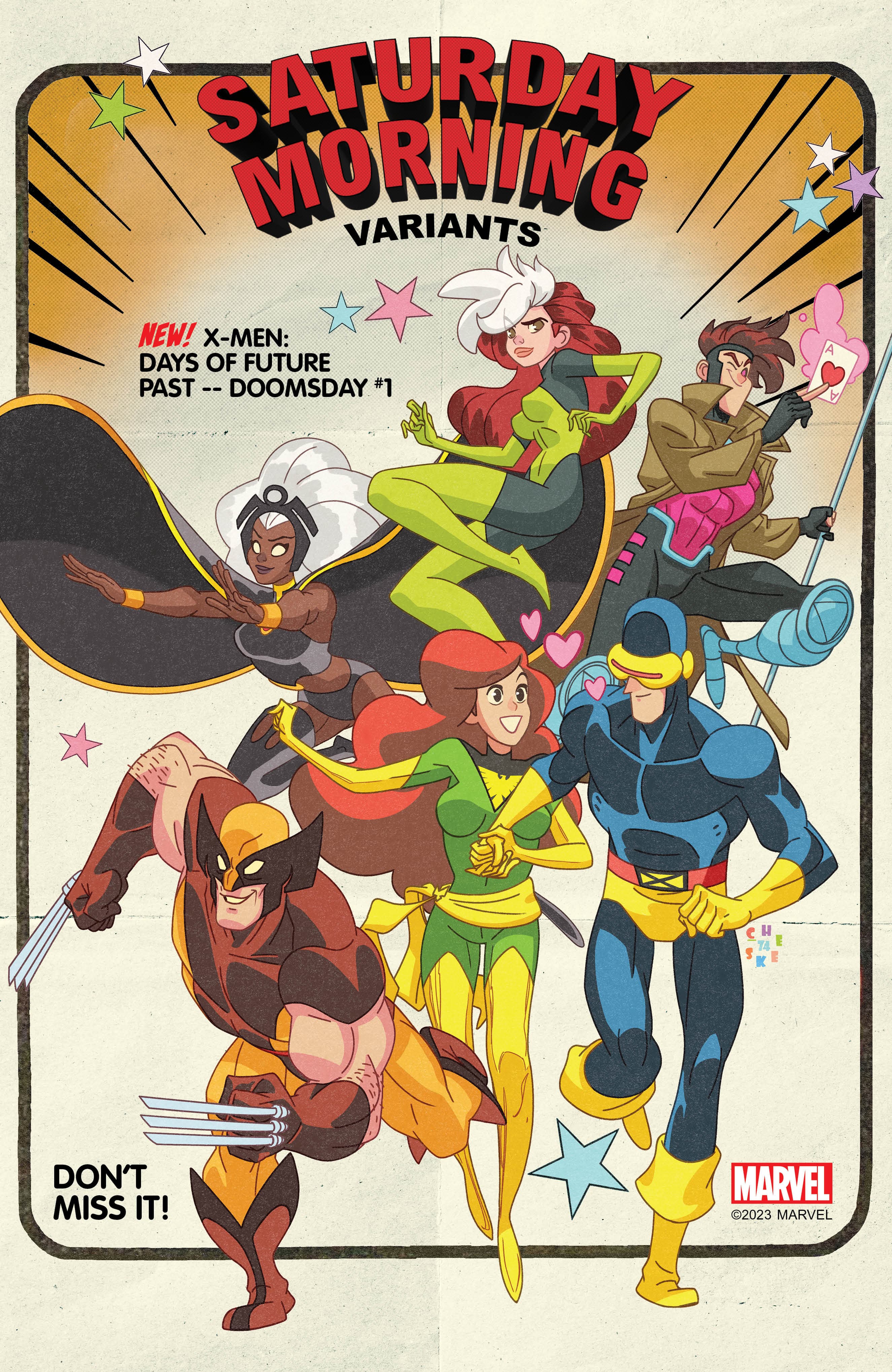 X-MEN: DAYS OF FUTURE PAST – DOOMSDAY #1 Saturday Morning Variant Cover by SEAN GALLOWAY