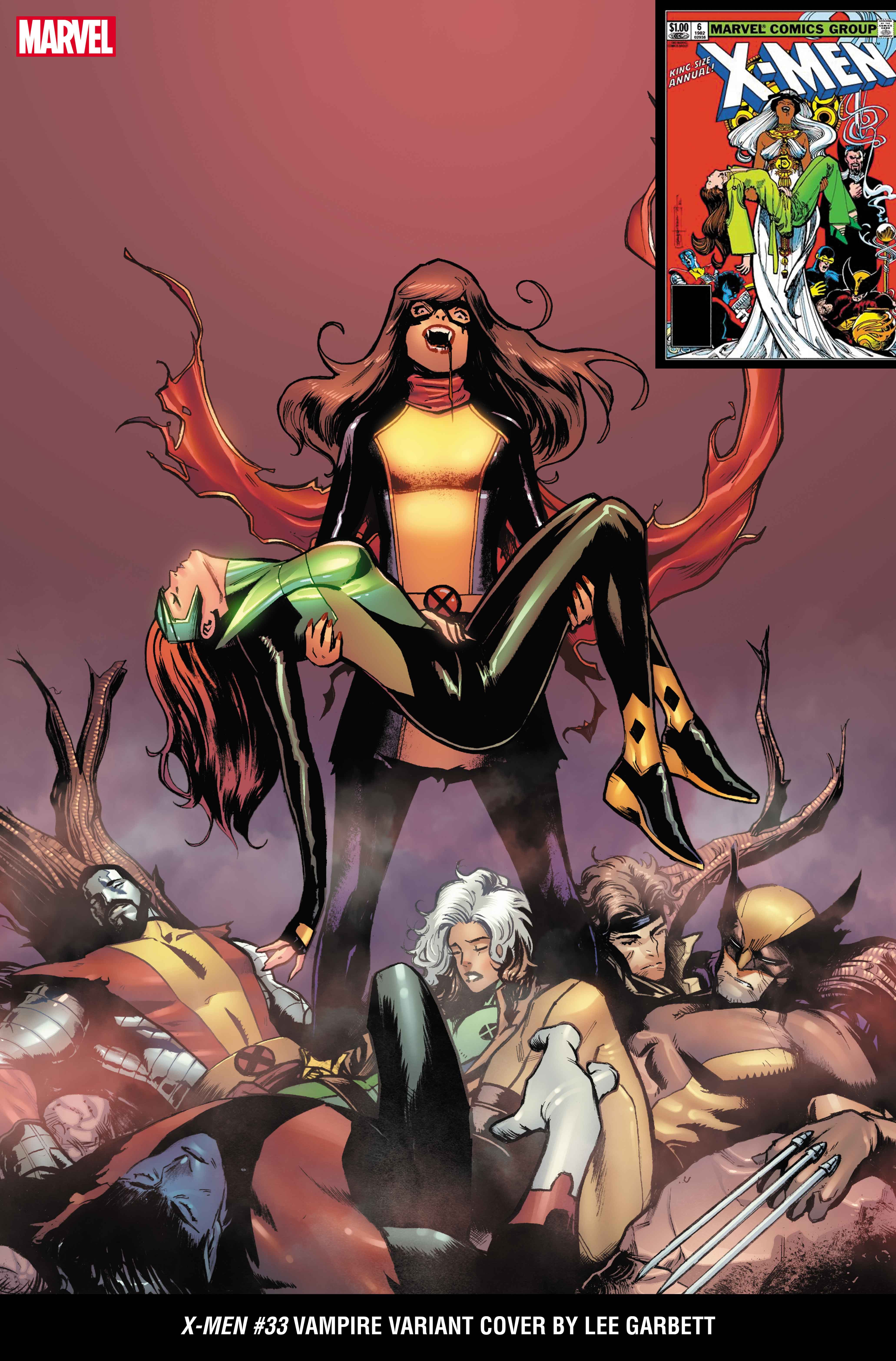 Mutantes viram vampiros em capas variantes da nova evento Marvel 