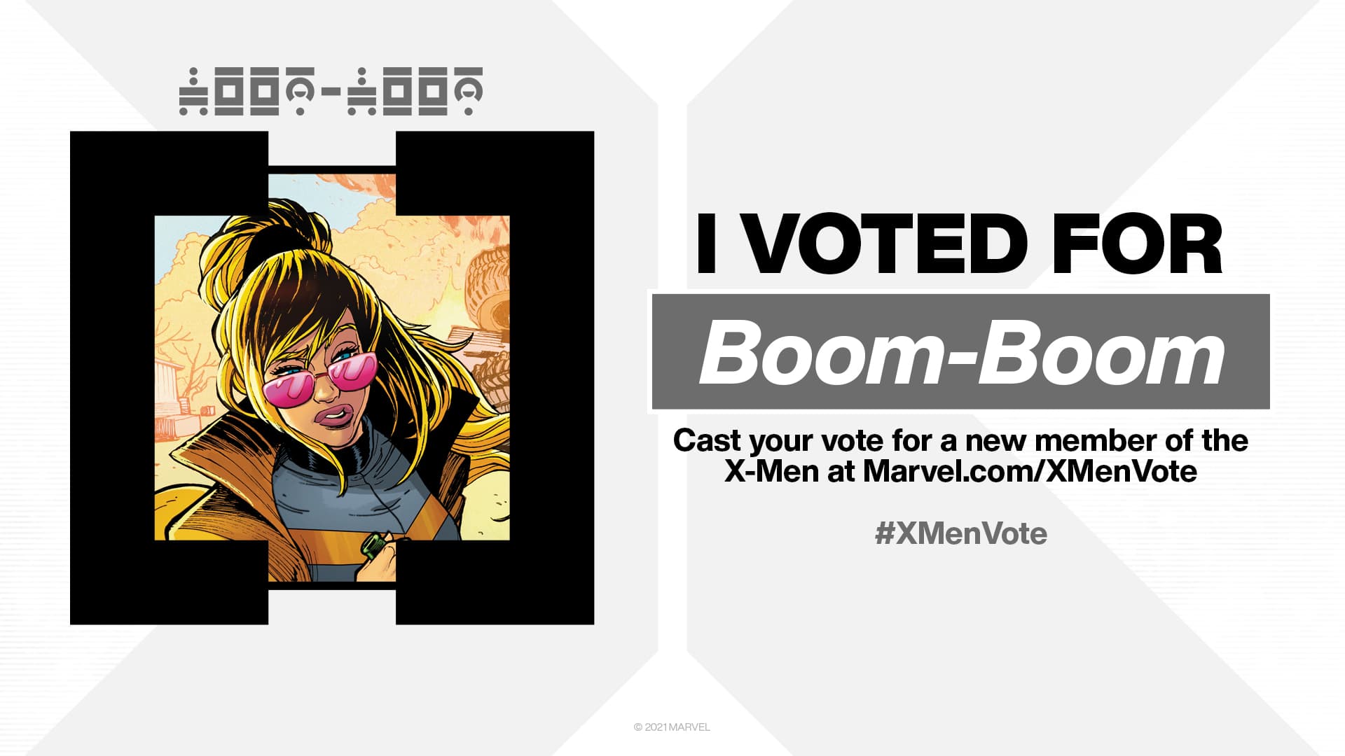 I voted for Boom-Boom