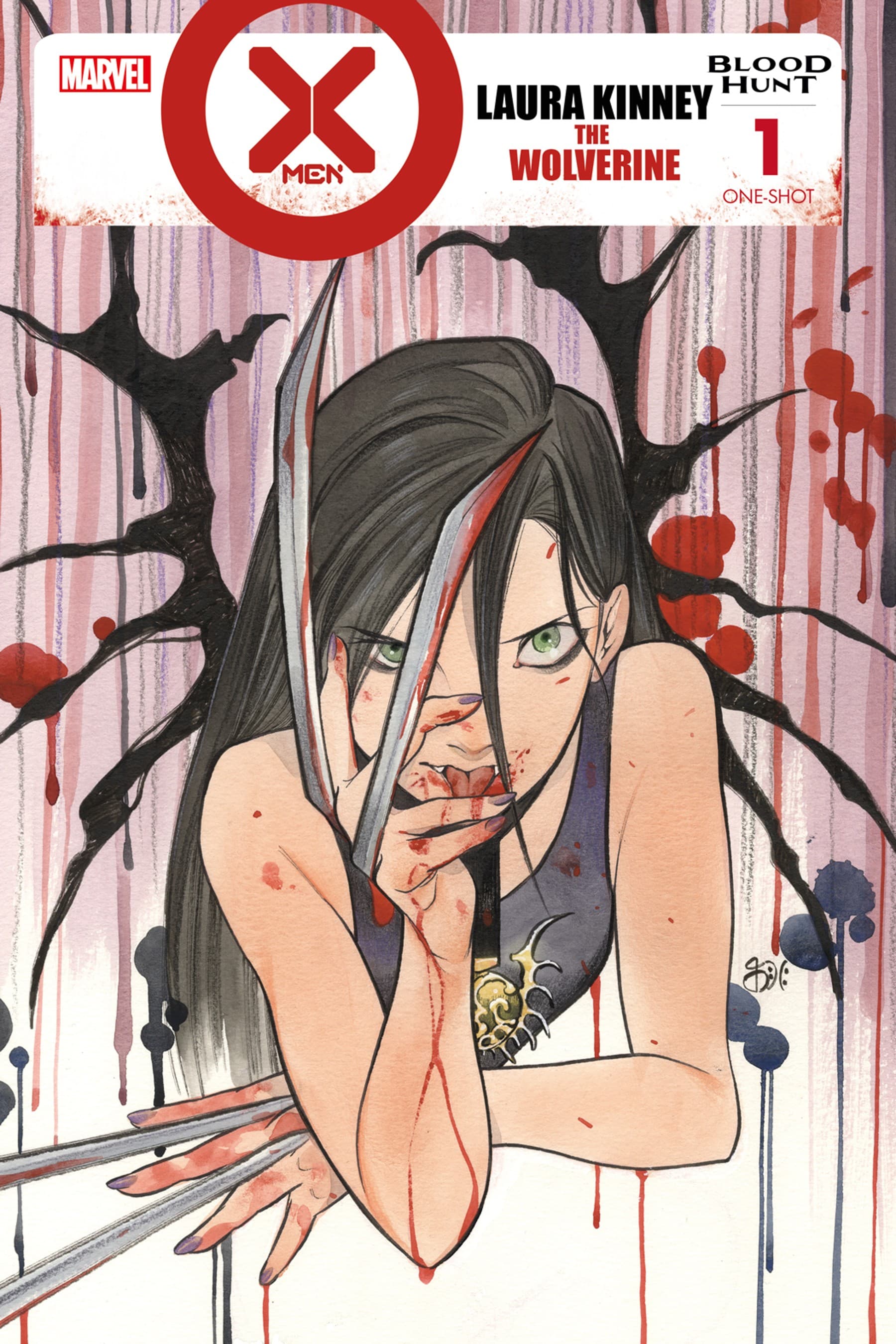 X-MEN: BLOOD HUNT – LAURA KINNEY THE WOLVERINE #1 variant cover by Peach Momoko