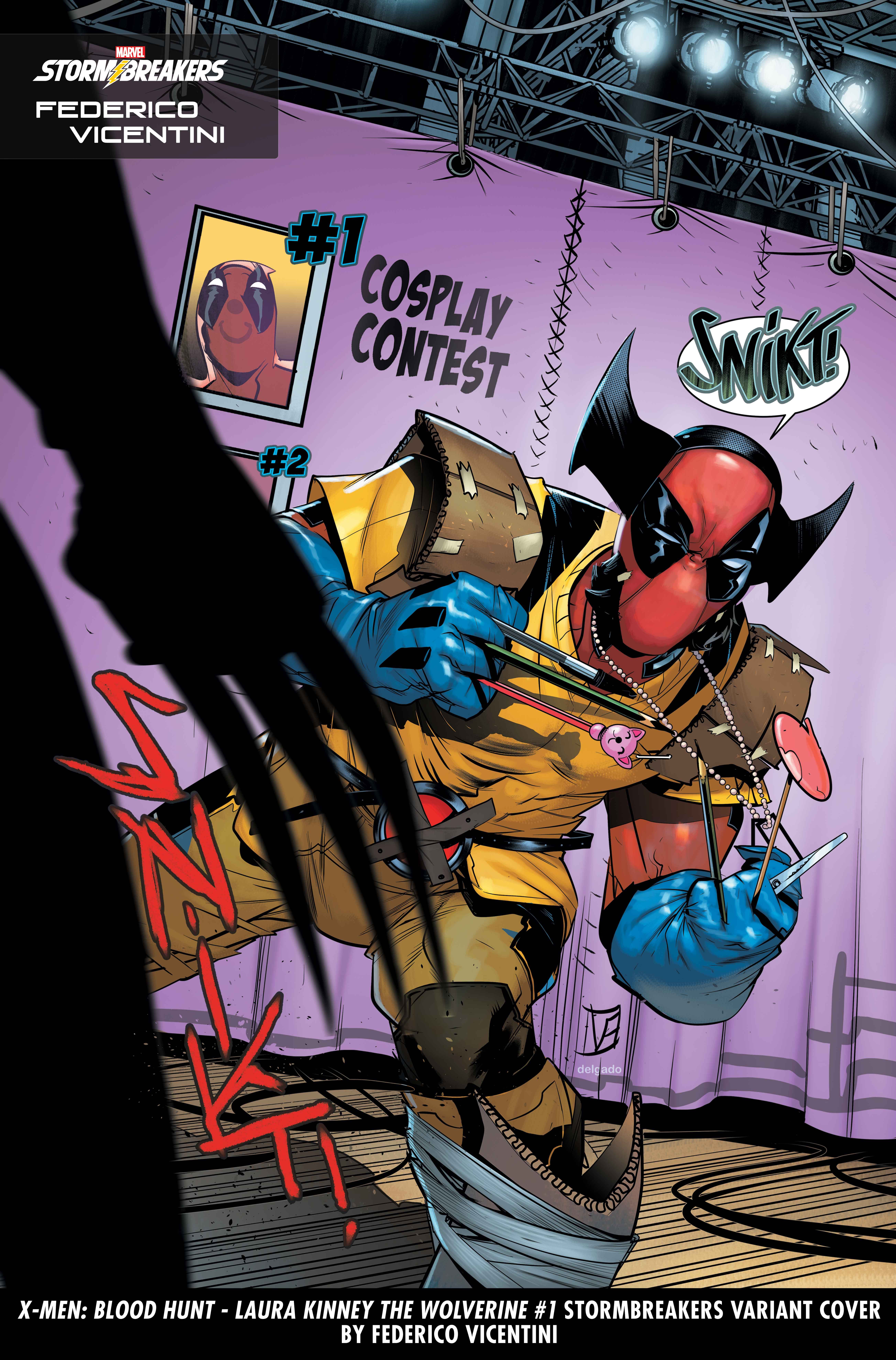 X-MEN: BLOOD HUNT - LAURA KINNEY THE WOLVERINE #1 Stormbreakers Variant Cover by Federico Vicentini