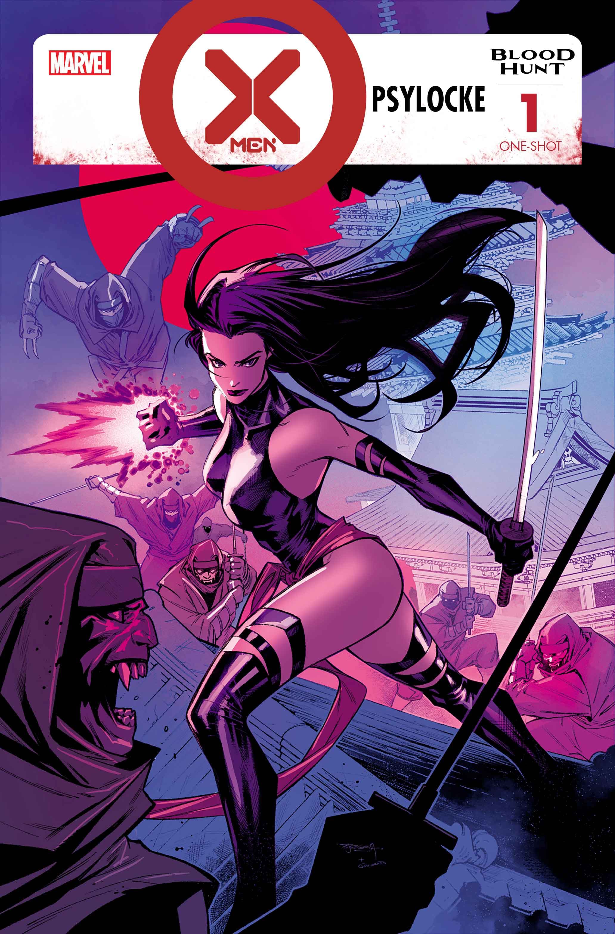 X-MEN: BLOOD HUNT – PSYLOCKE #1 cover by Stephen Segovia