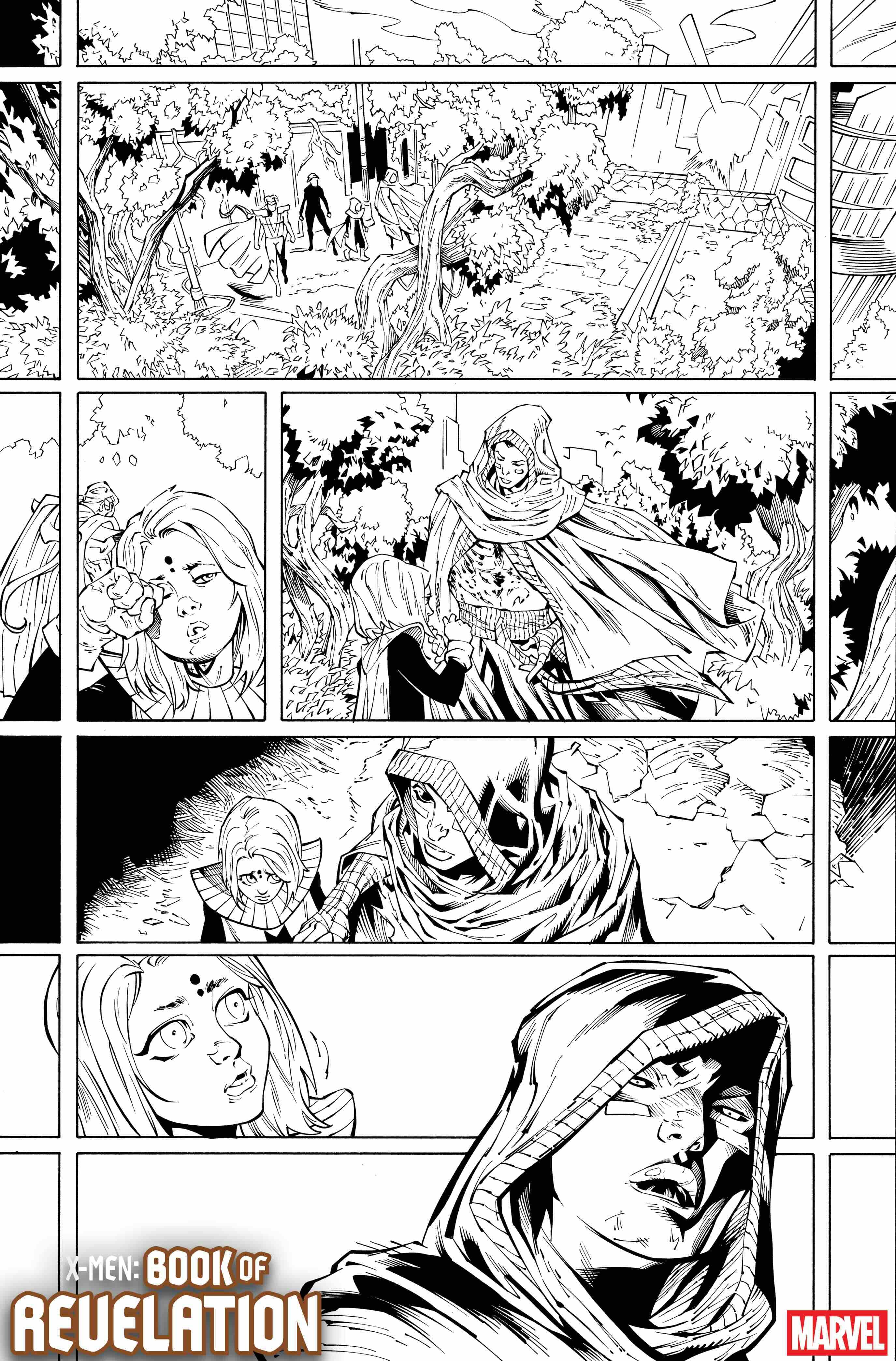 X-MEN: BOOK OF REVELATION #1 Art by NETHO DIAZ