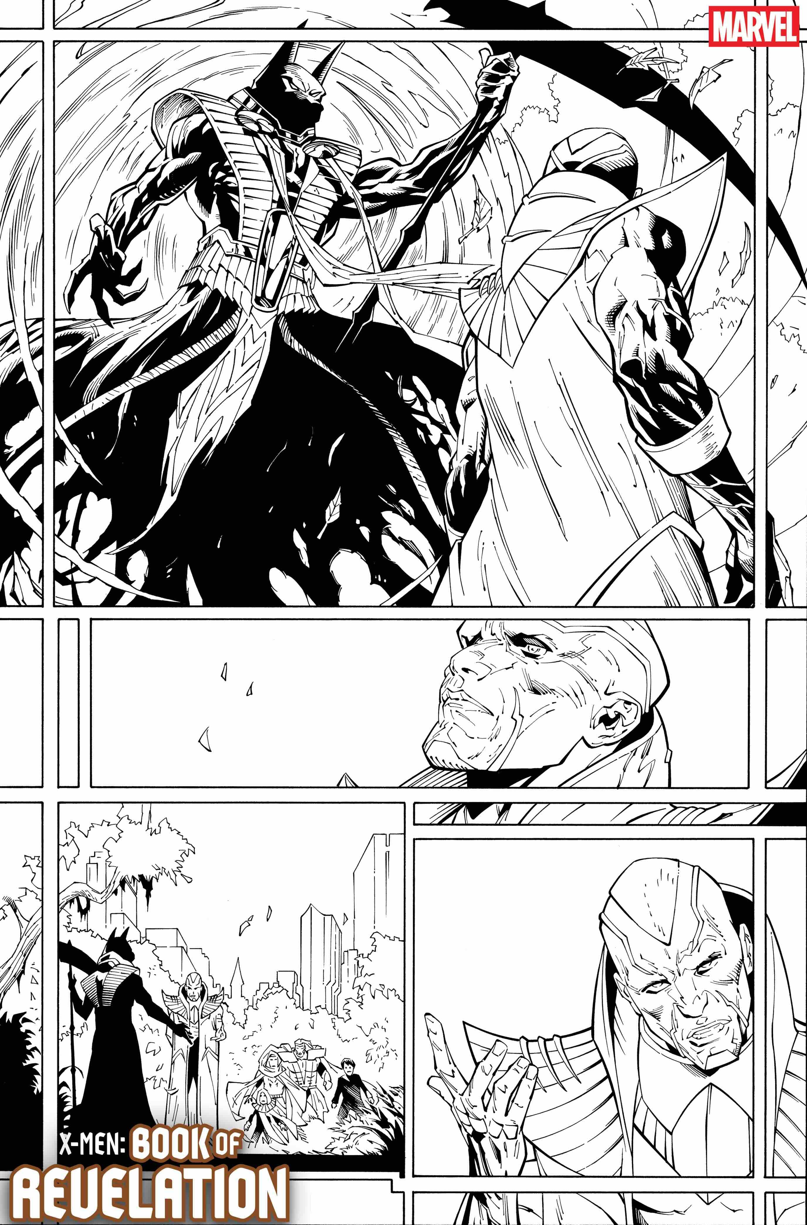 X-MEN: BOOK OF REVELATION #1 Art by NETHO DIAZ