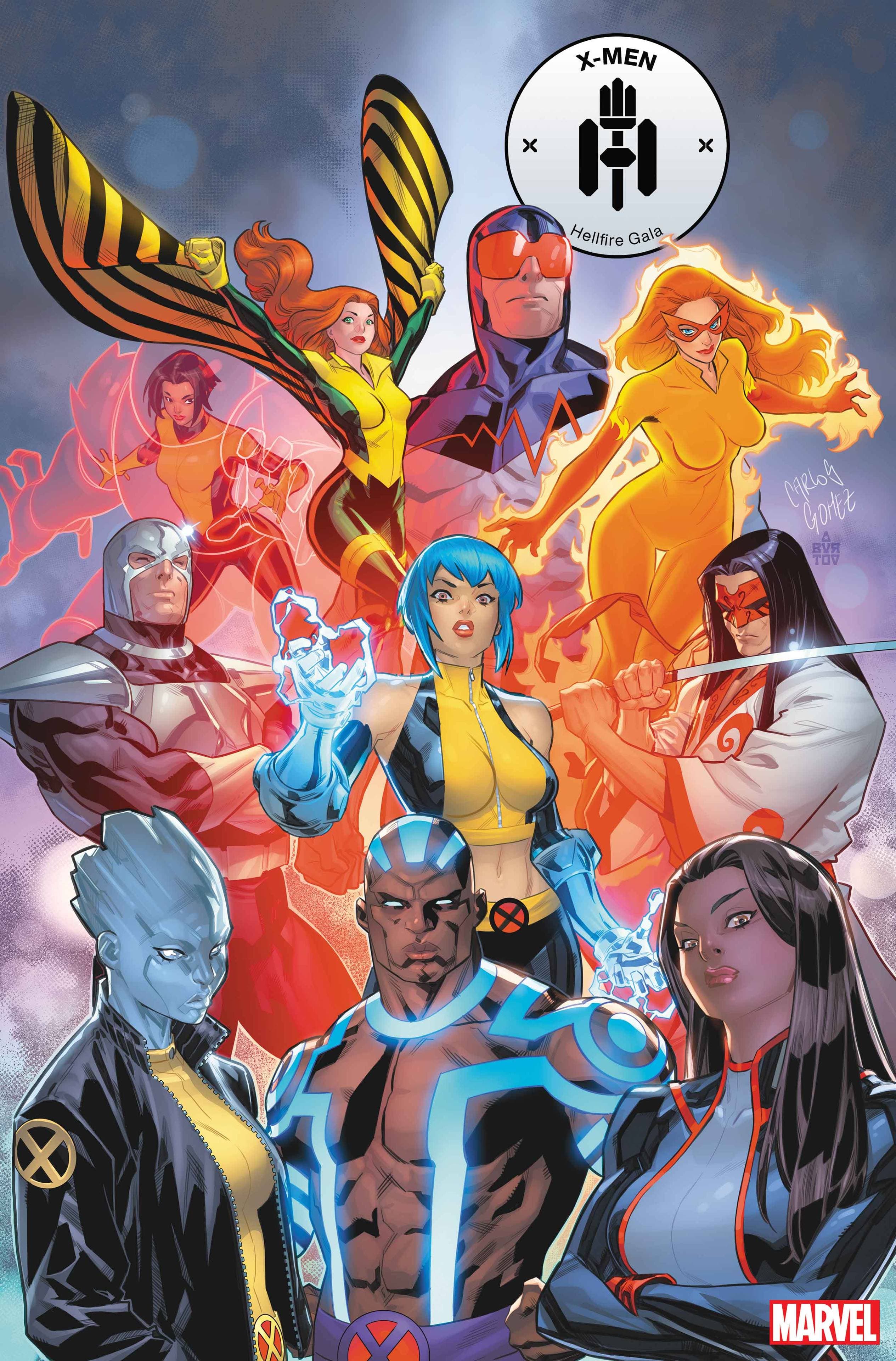 X-MEN: HELLFIRE GALA #1 variant cover by Carlos Gómez