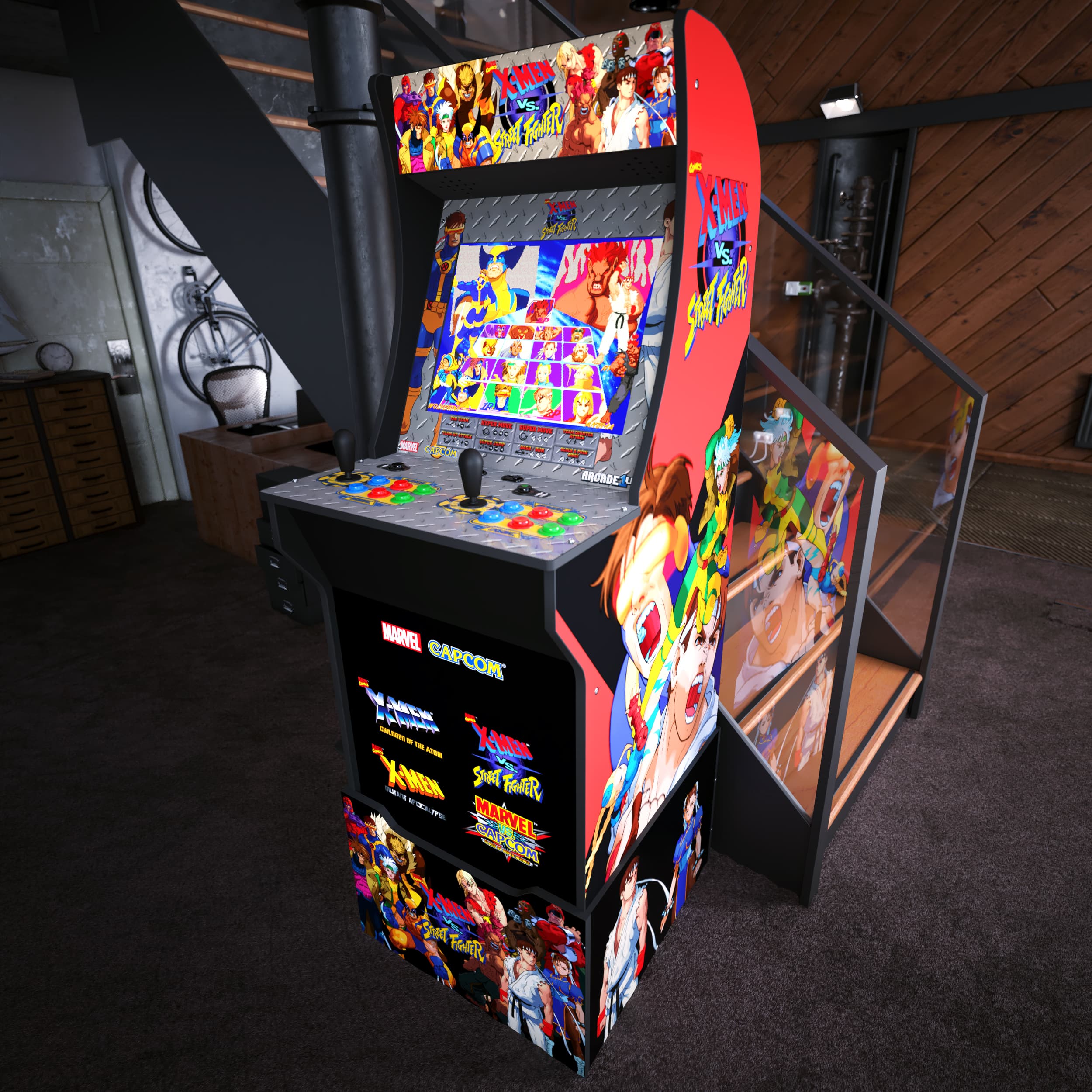 Arcade1Up Announces 'X-Men vs. Street Fighter,' 'Marvel vs. Capcom
